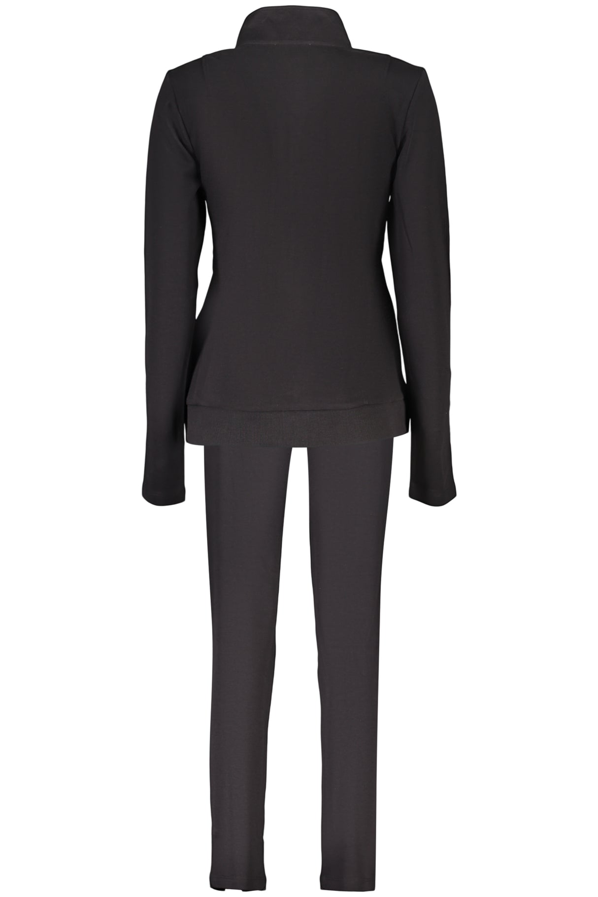 FREDDY WOMEN'S BLACK ZIP-UP SWEATSHIRT