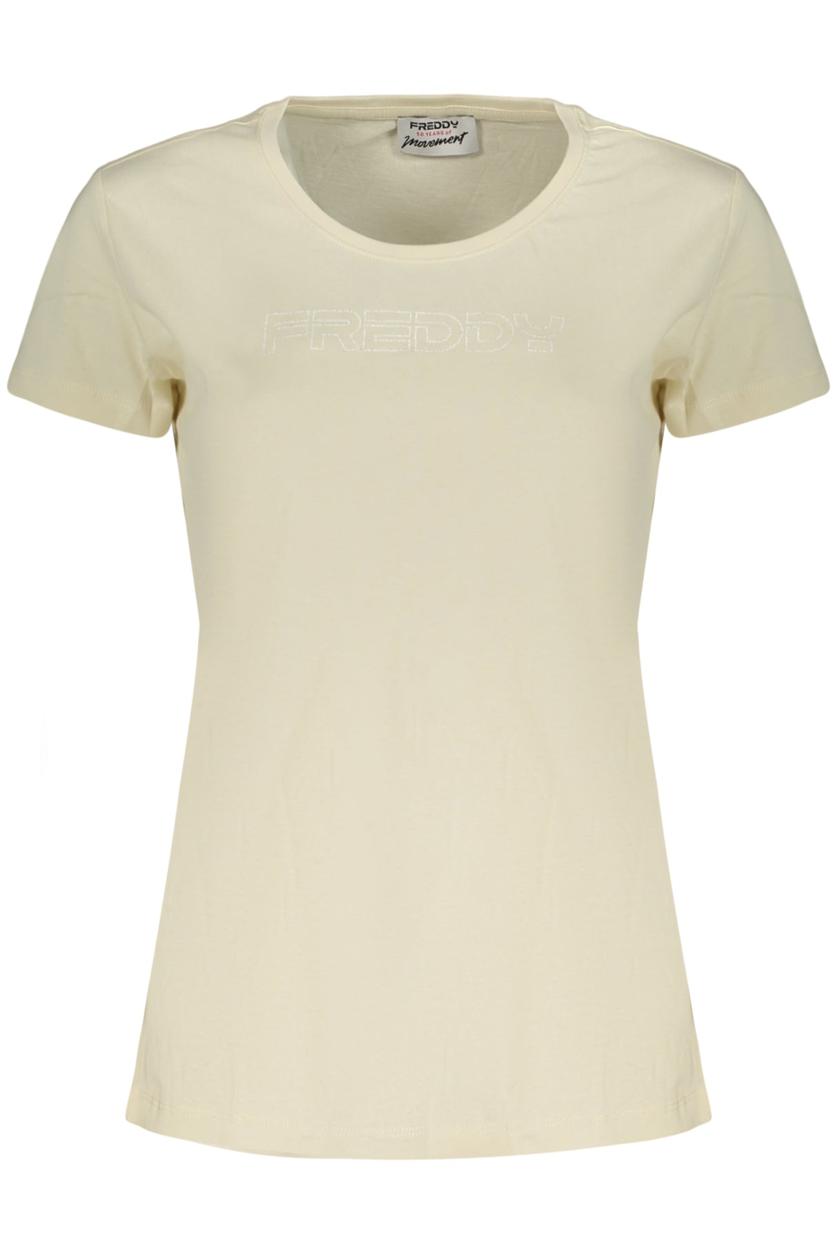 FREDDY WOMEN'S SHORT-SLEEVE T-SHIRT BEIGE