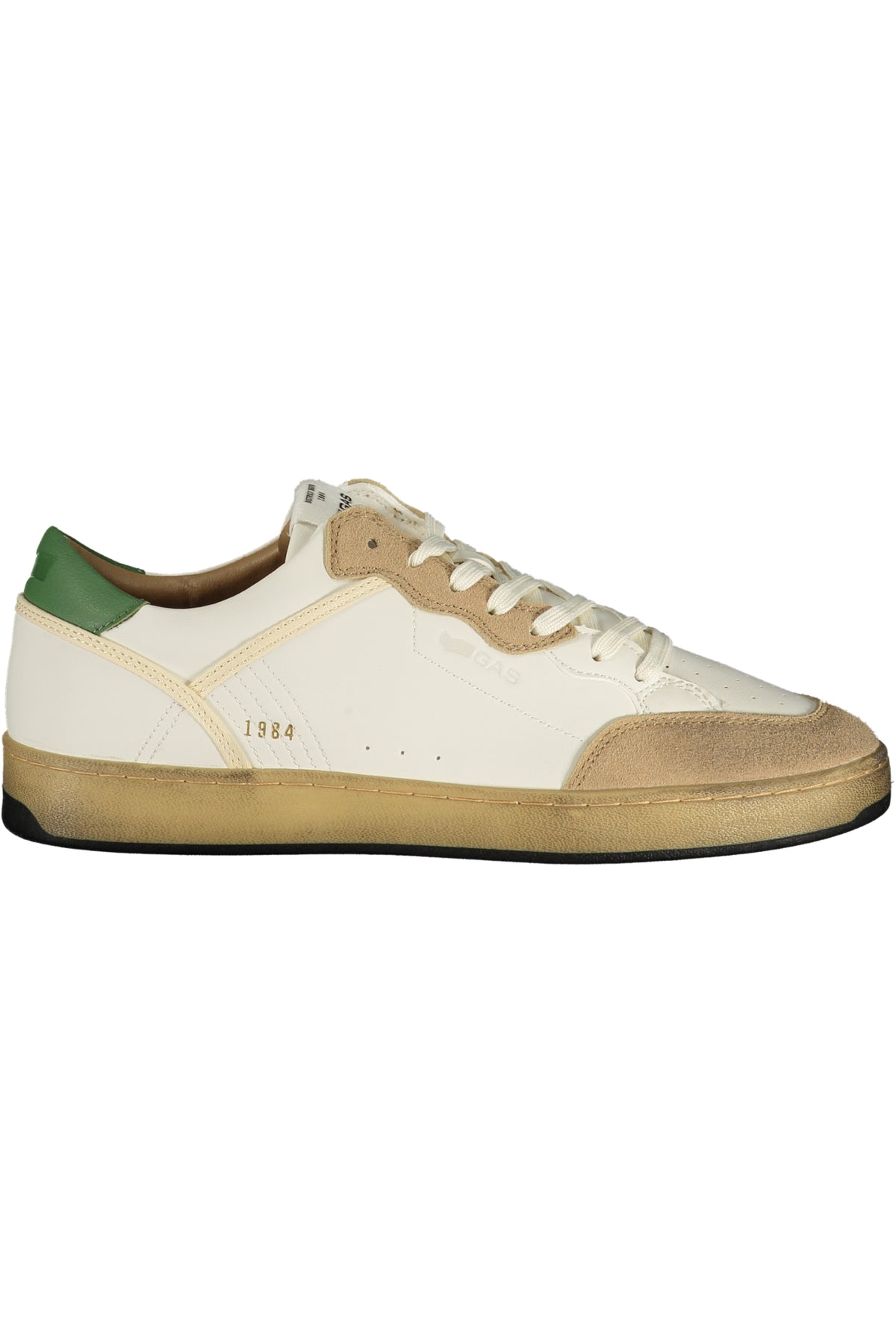 GAS MEN'S WHITE SPORTS FOOTWEAR
