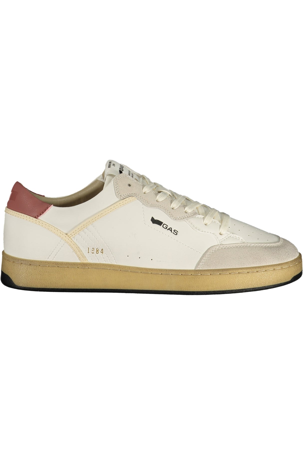 GAS MEN'S WHITE SPORTS FOOTWEAR