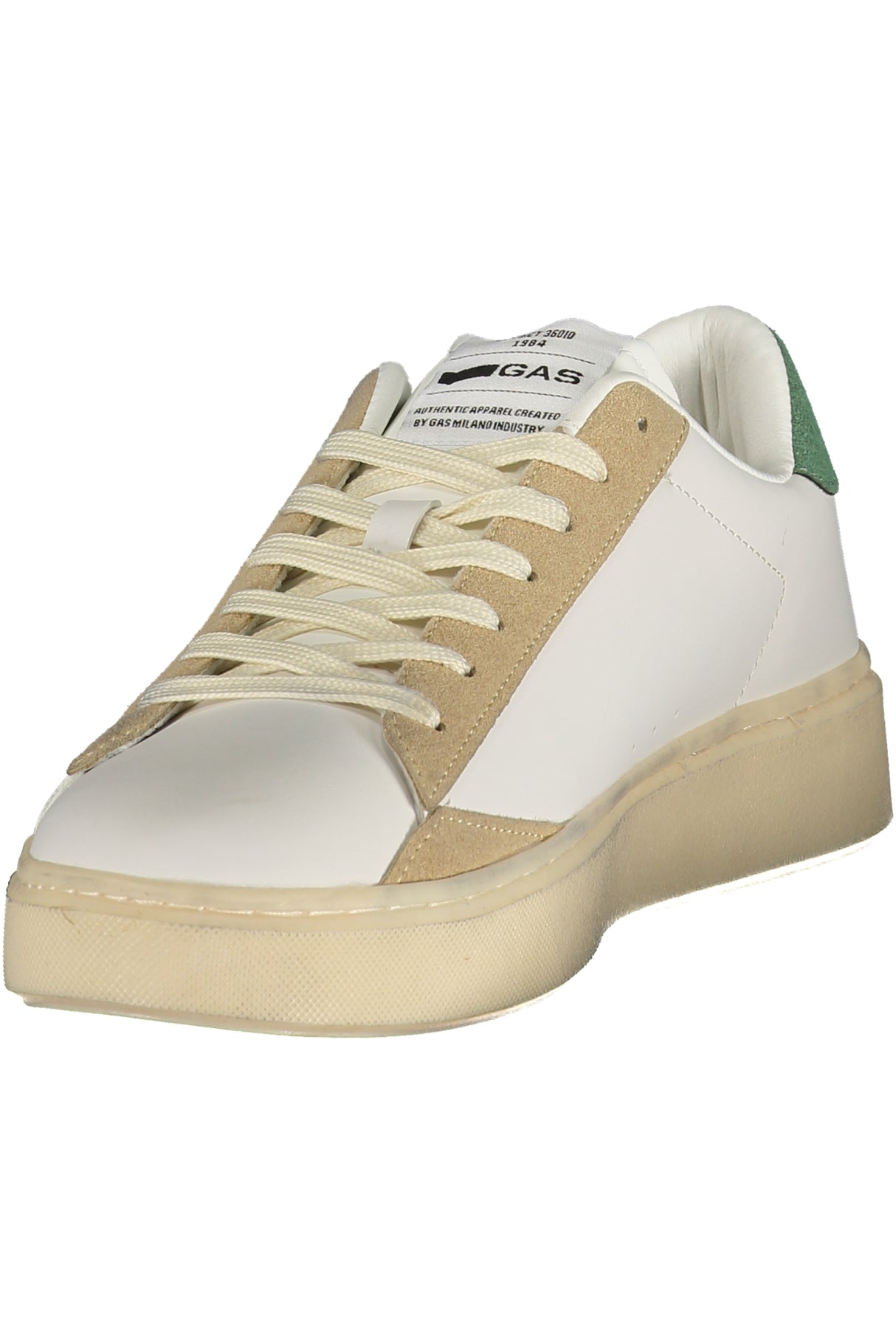 GAS MEN'S WHITE SPORTS FOOTWEAR