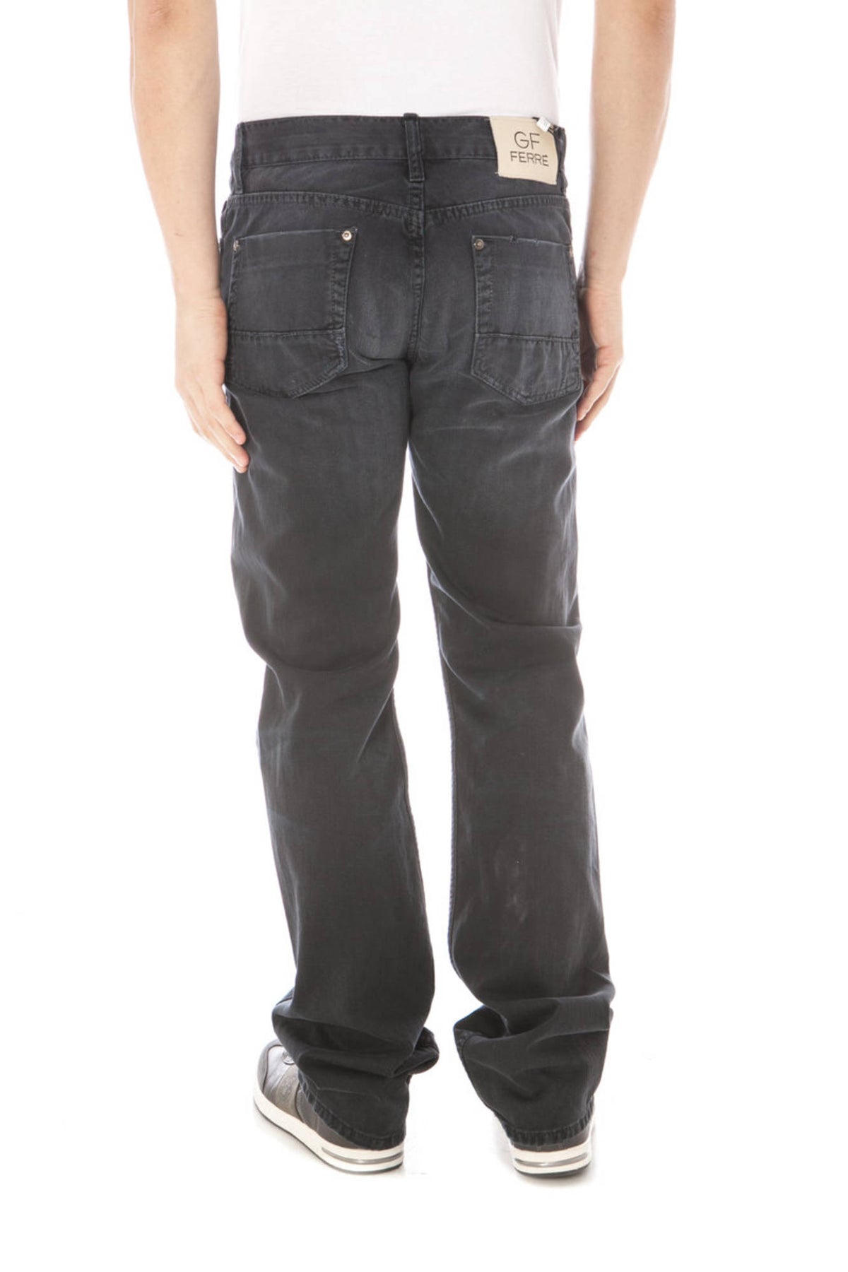 GIANFRANCO FERRÈ MEN'S BLACK PANTS