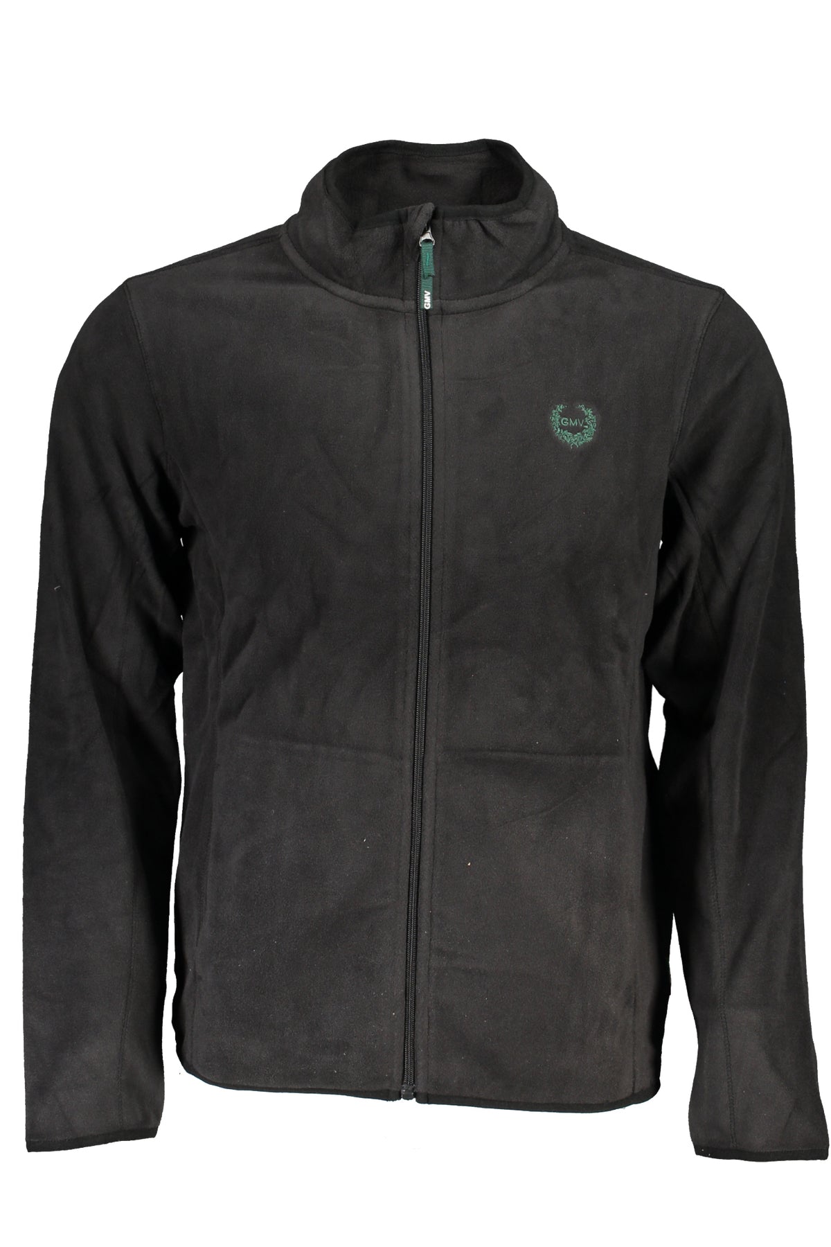 GIAN MARCO VENTURI MEN'S BLACK ZIP SWEATSHIRT