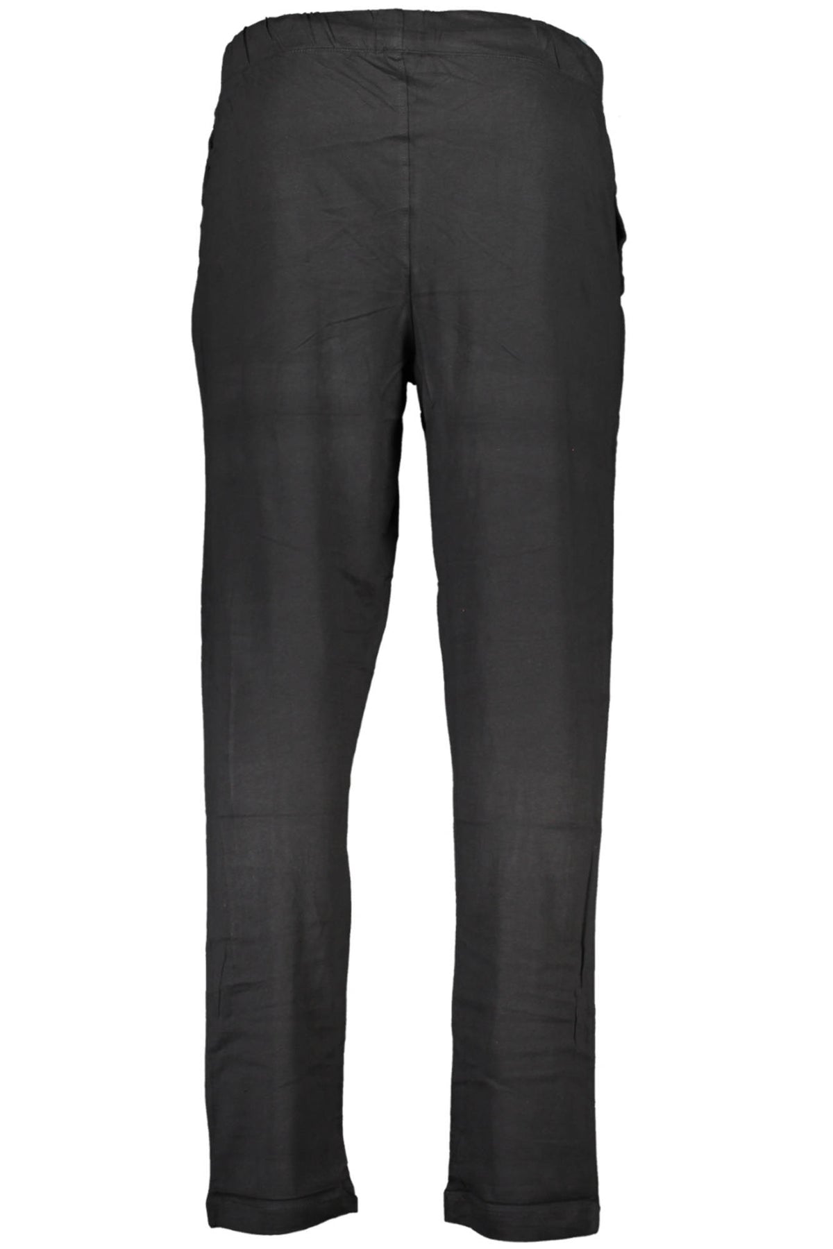 GIAN MARCO VENTURI BLACK MEN'S PANTS