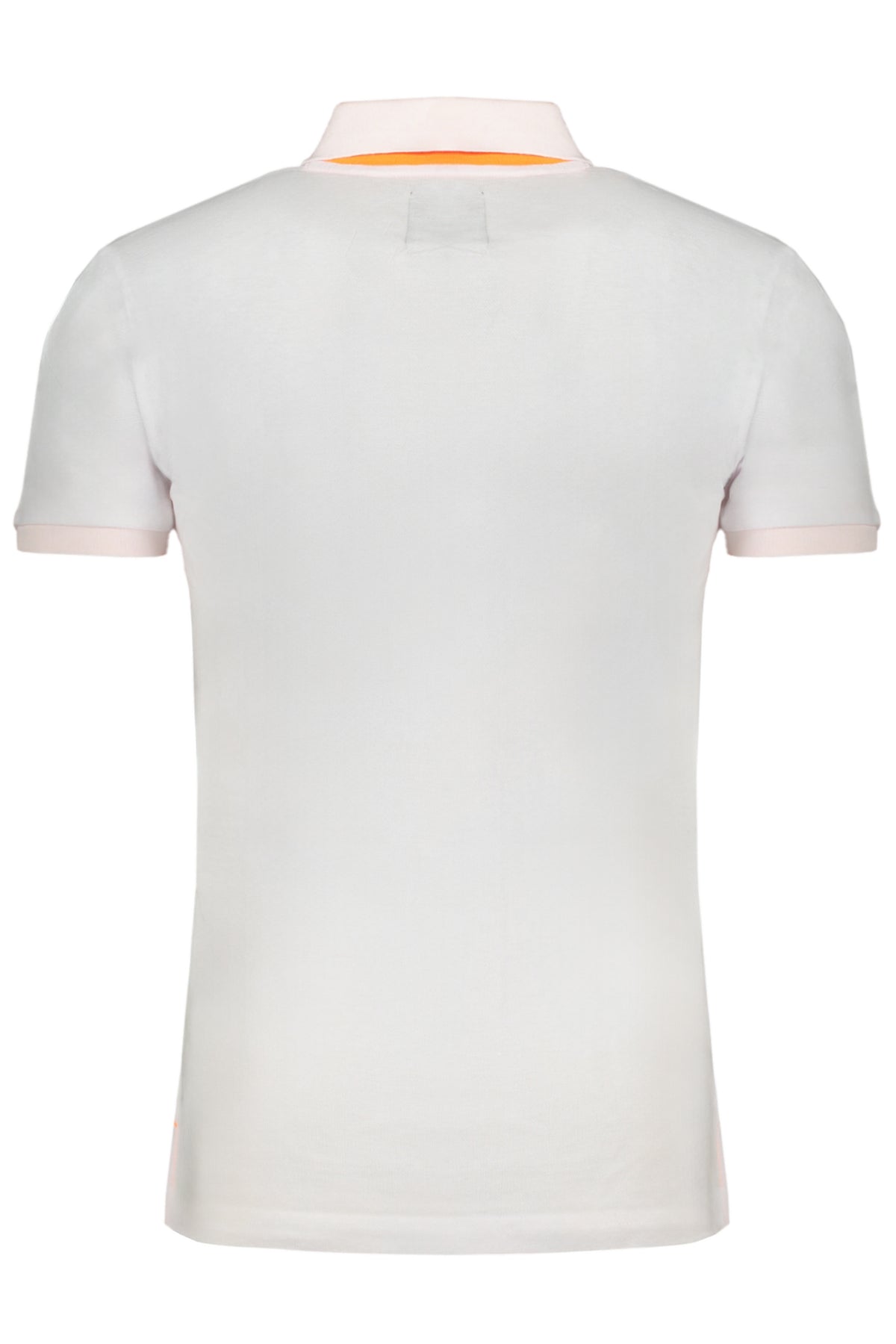 GIAN MARCO VENTURI MEN'S WHITE SHORT SLEEVED POLO SHIRT