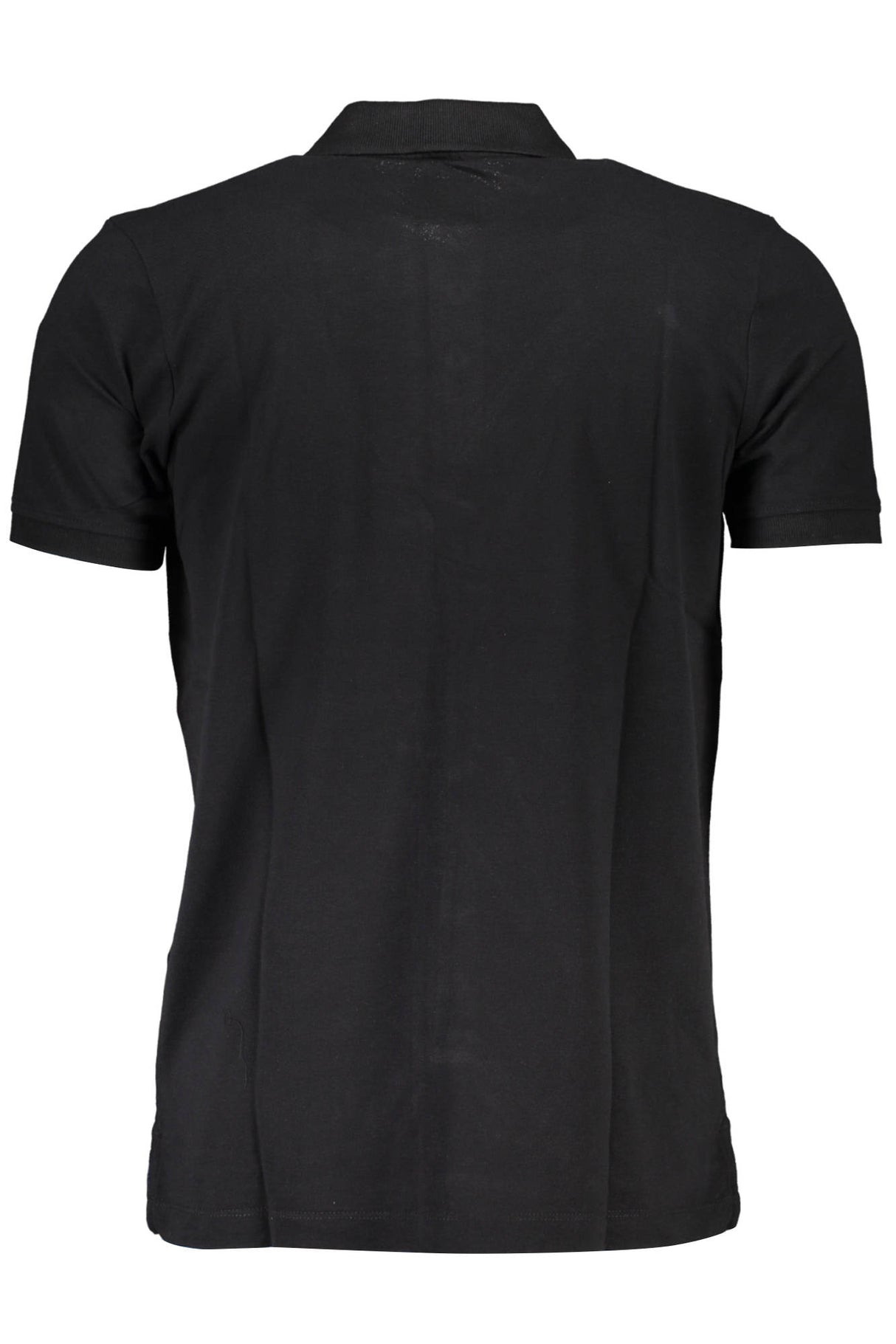 GIAN MARCO VENTURI MEN'S SHORT SLEEVE POLO BLACK
