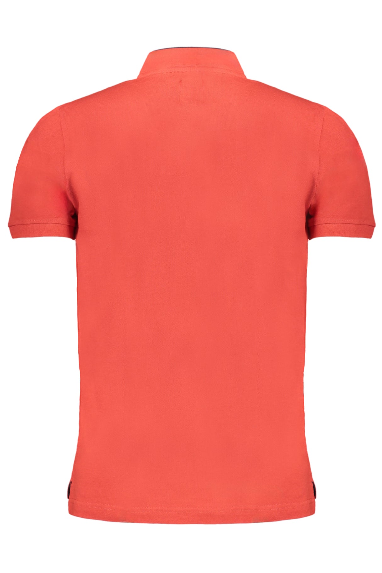 GIAN MARCO VENTURI MEN'S RED SHORT SLEEVED POLO SHIRT