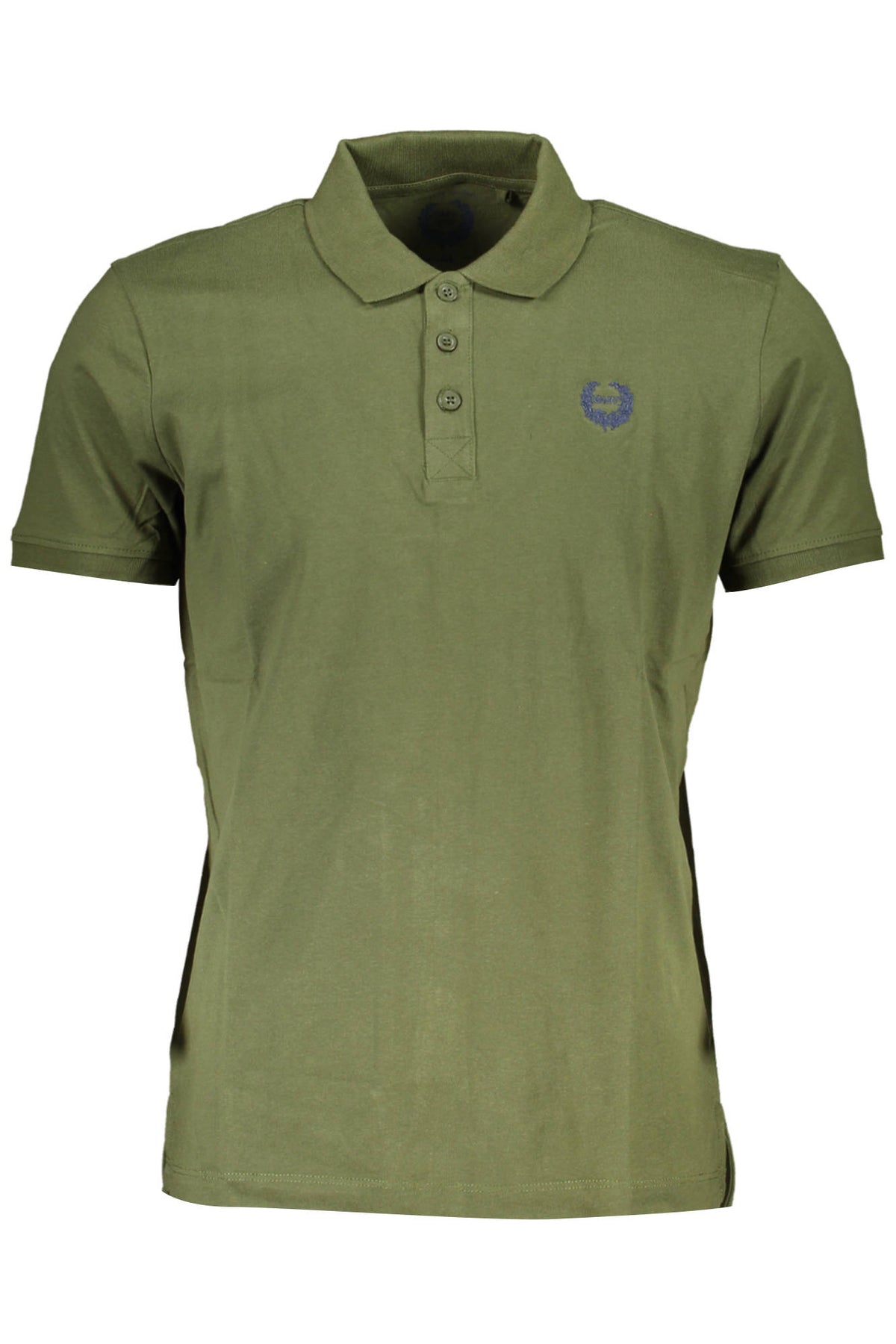 GIAN MARCO VENTURI MEN'S SHORT SLEEVE POLO GREEN