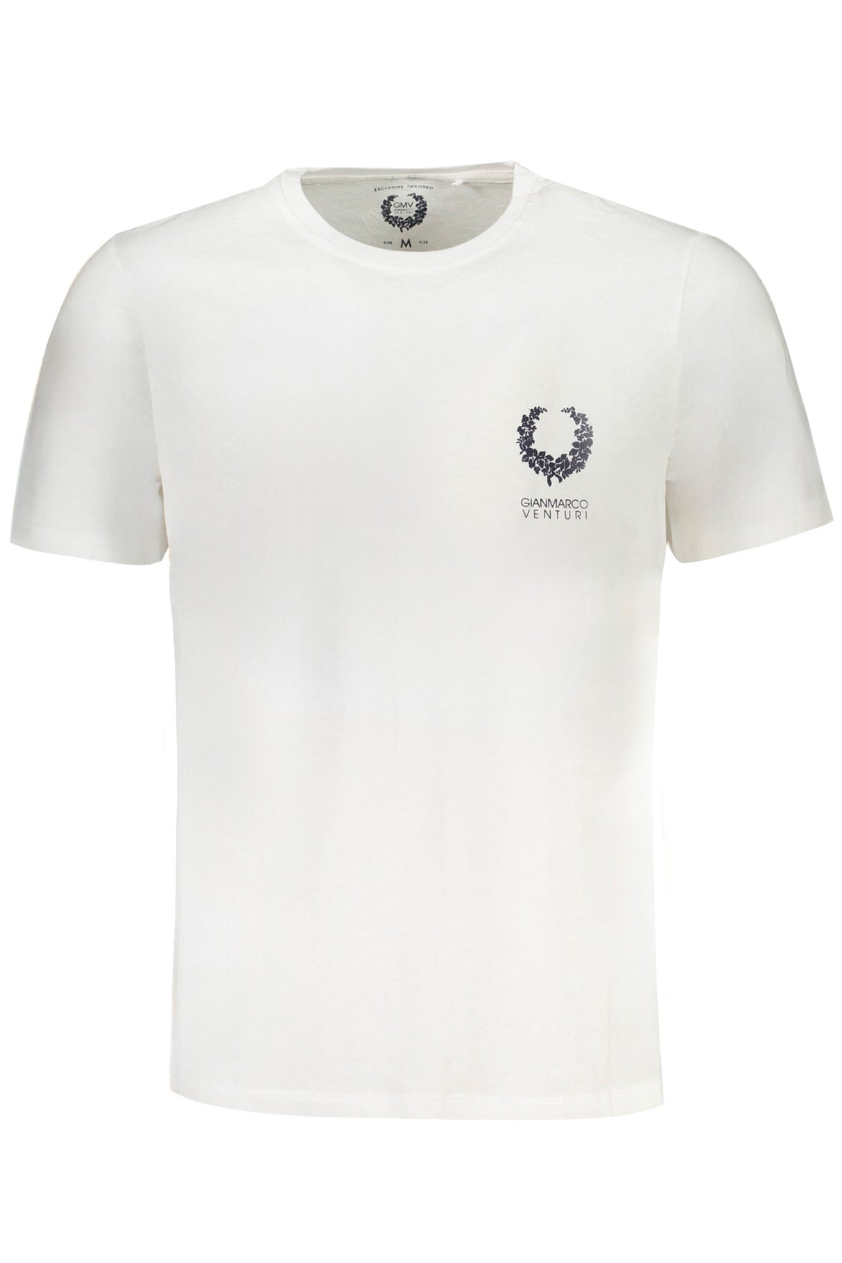 GIAN MARCO VENTURI MEN'S SHORT SLEEVED T-SHIRT WHITE