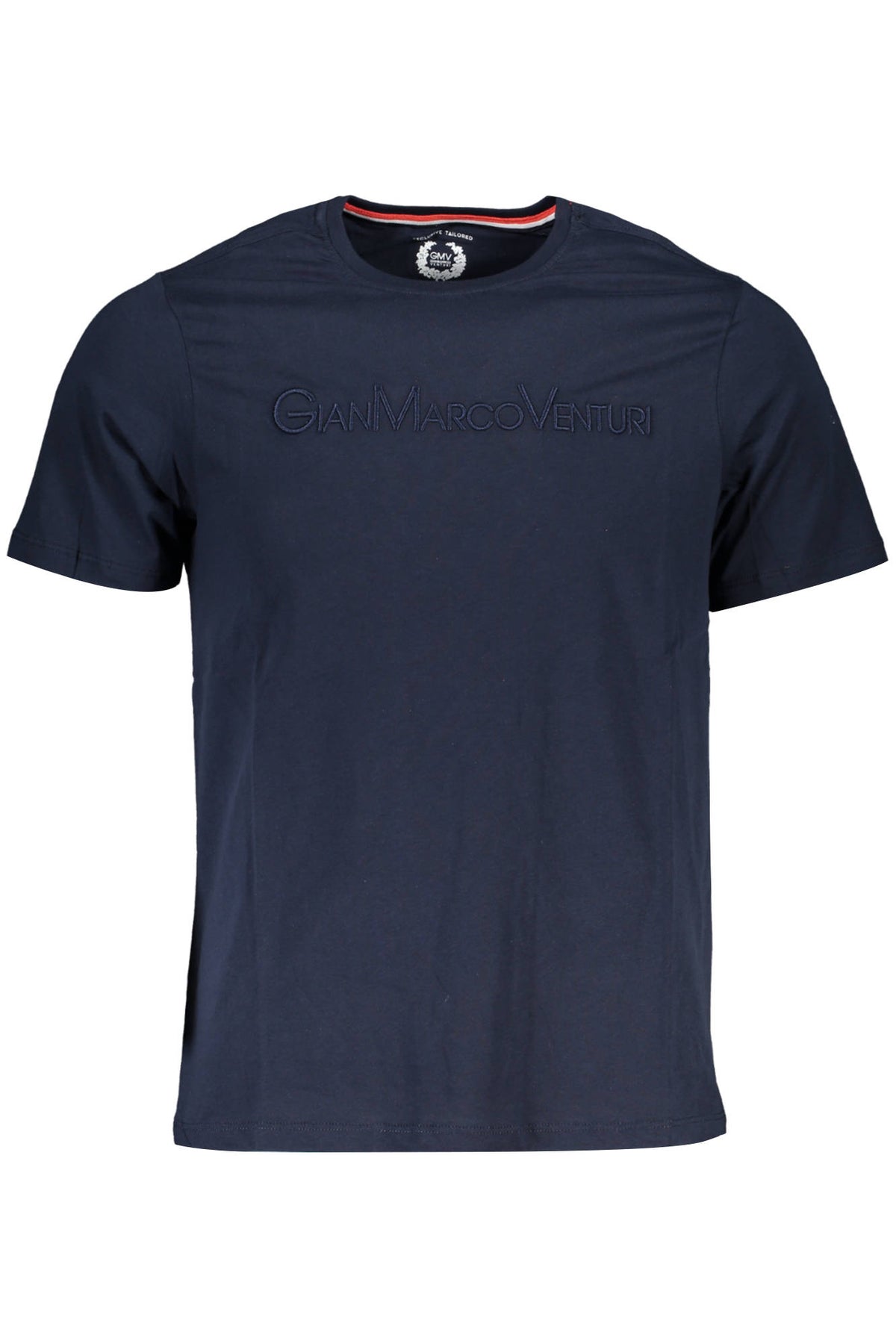 GIAN MARCO VENTURI MEN'S SHORT SLEEVE T-SHIRT BLUE