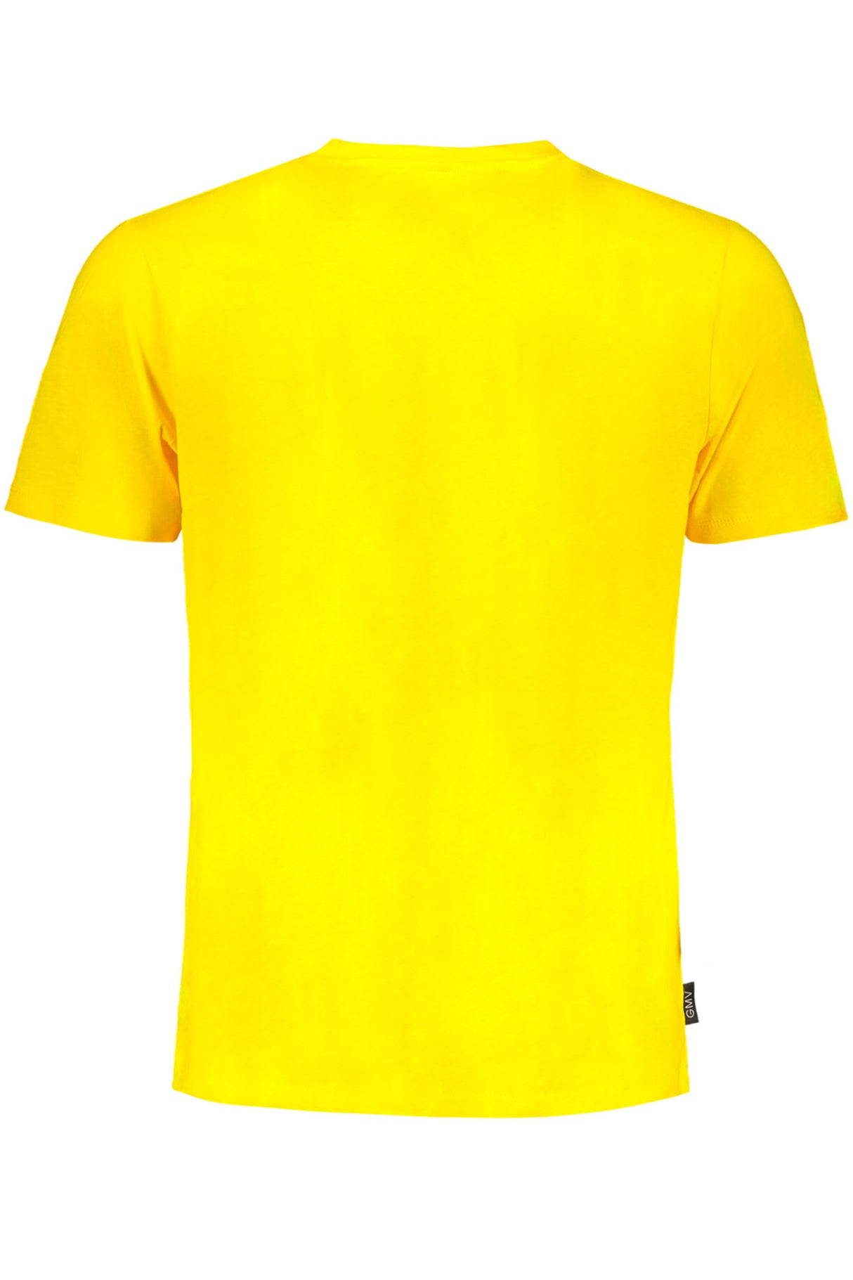 GIAN MARCO VENTURI YELLOW MEN'S SHORT SLEEVED T-SHIRT