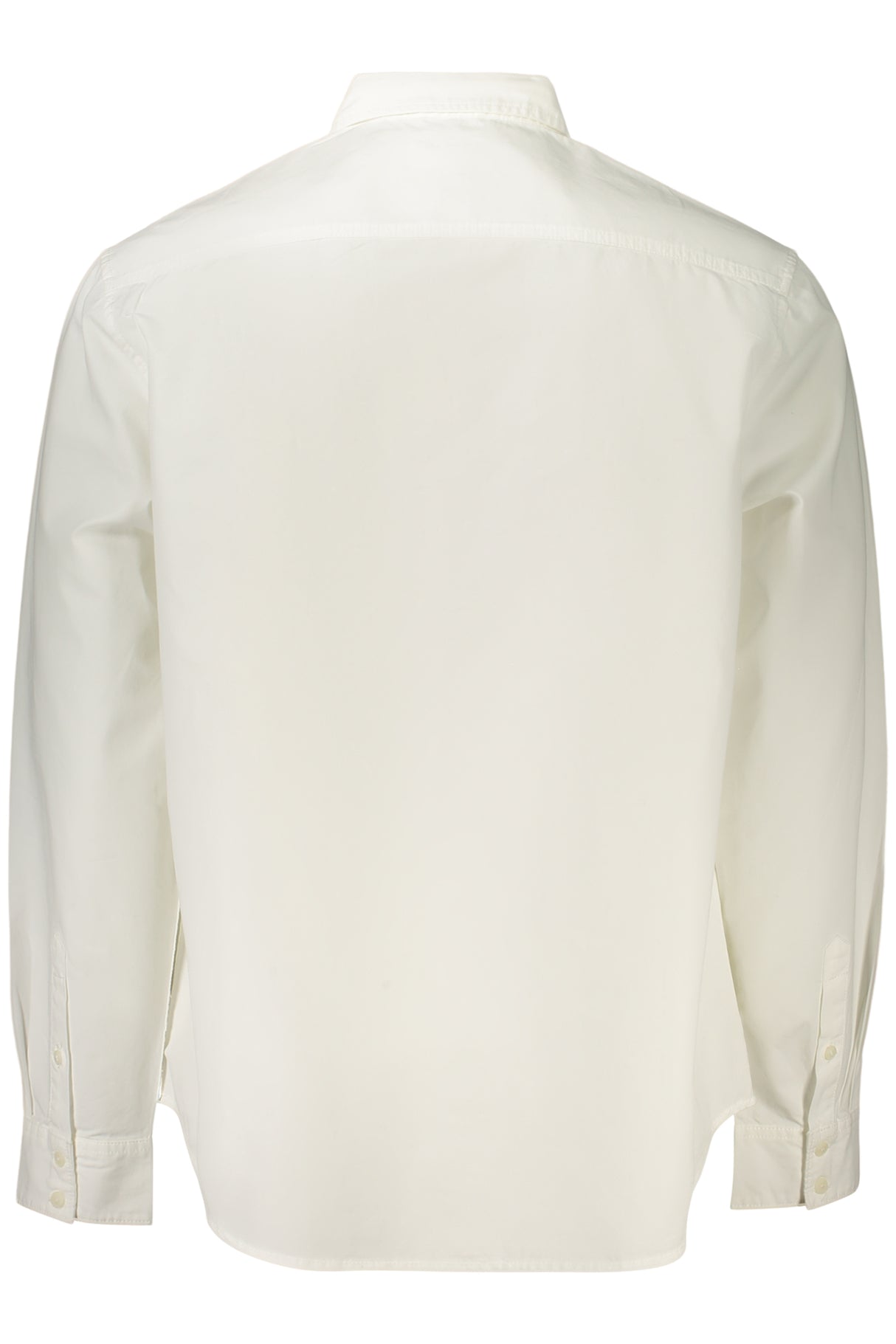 GUESS JEANS MEN'S LONG-SLEEVED SHIRT WHITE