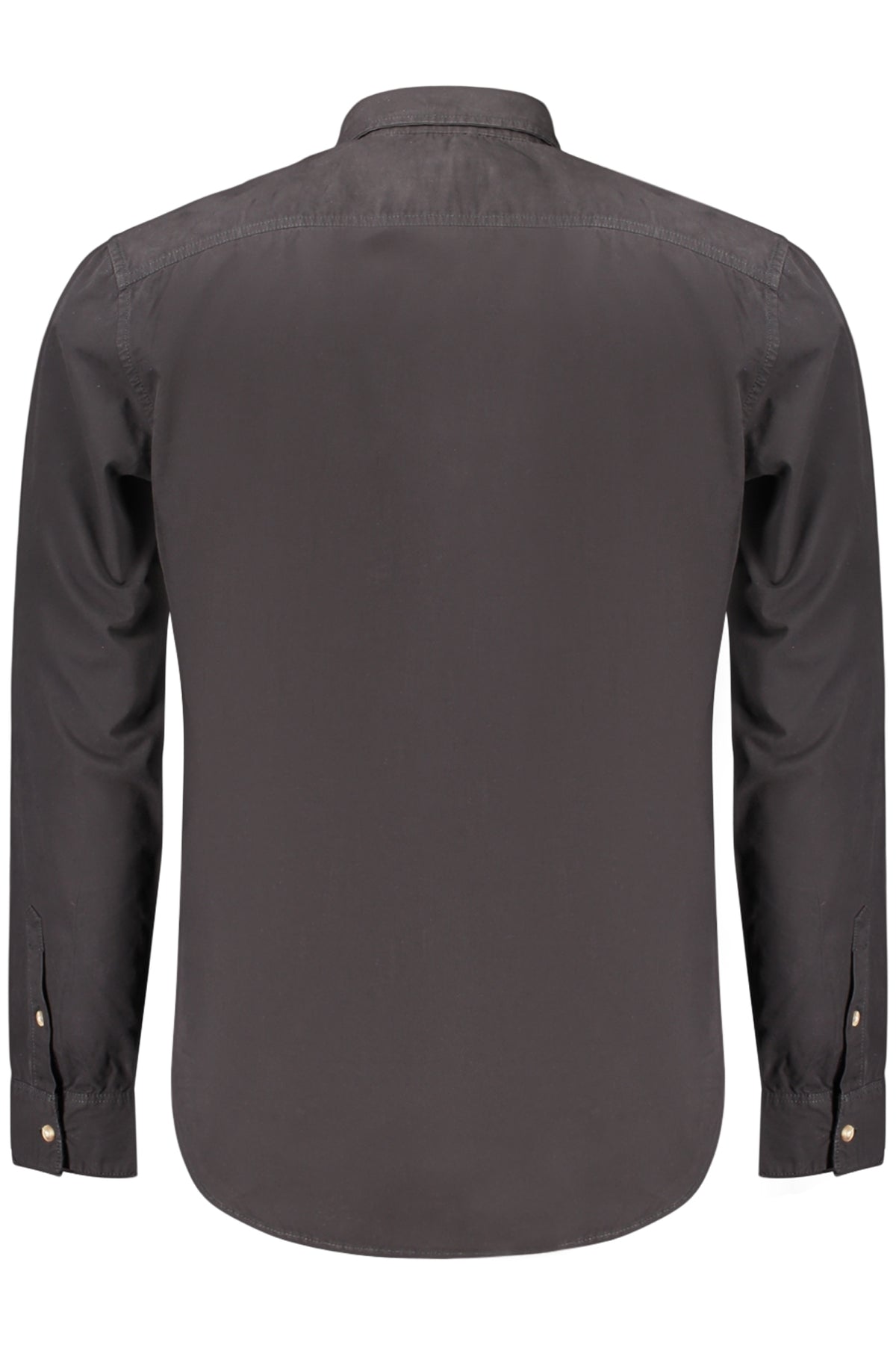 GUESS JEANS MEN'S LONG-SLEEVED SHIRT BLACK