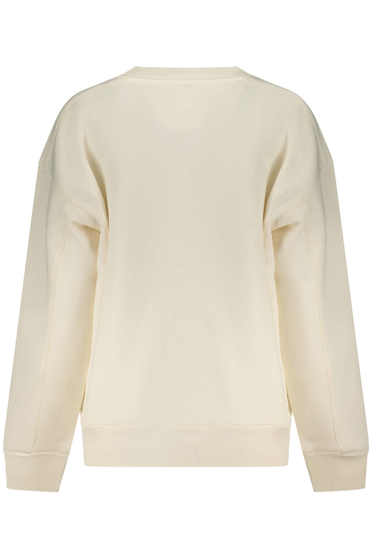 GUESS JEANS WOMEN'S WHITE ZIP-UP SWEATSHIRT
