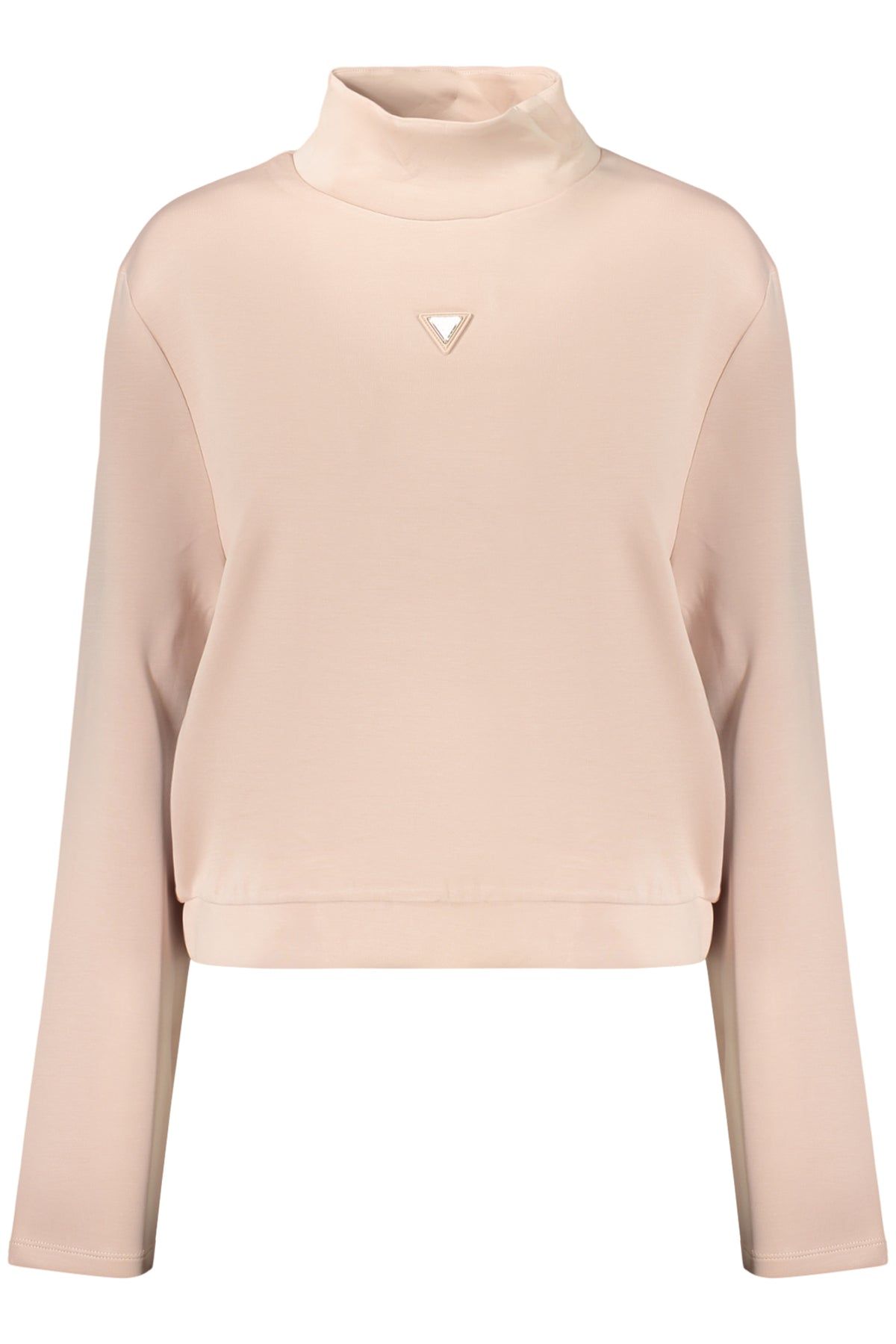 GUESS JEANS WOMEN'S PINK ZIP-UP SWEATSHIRT