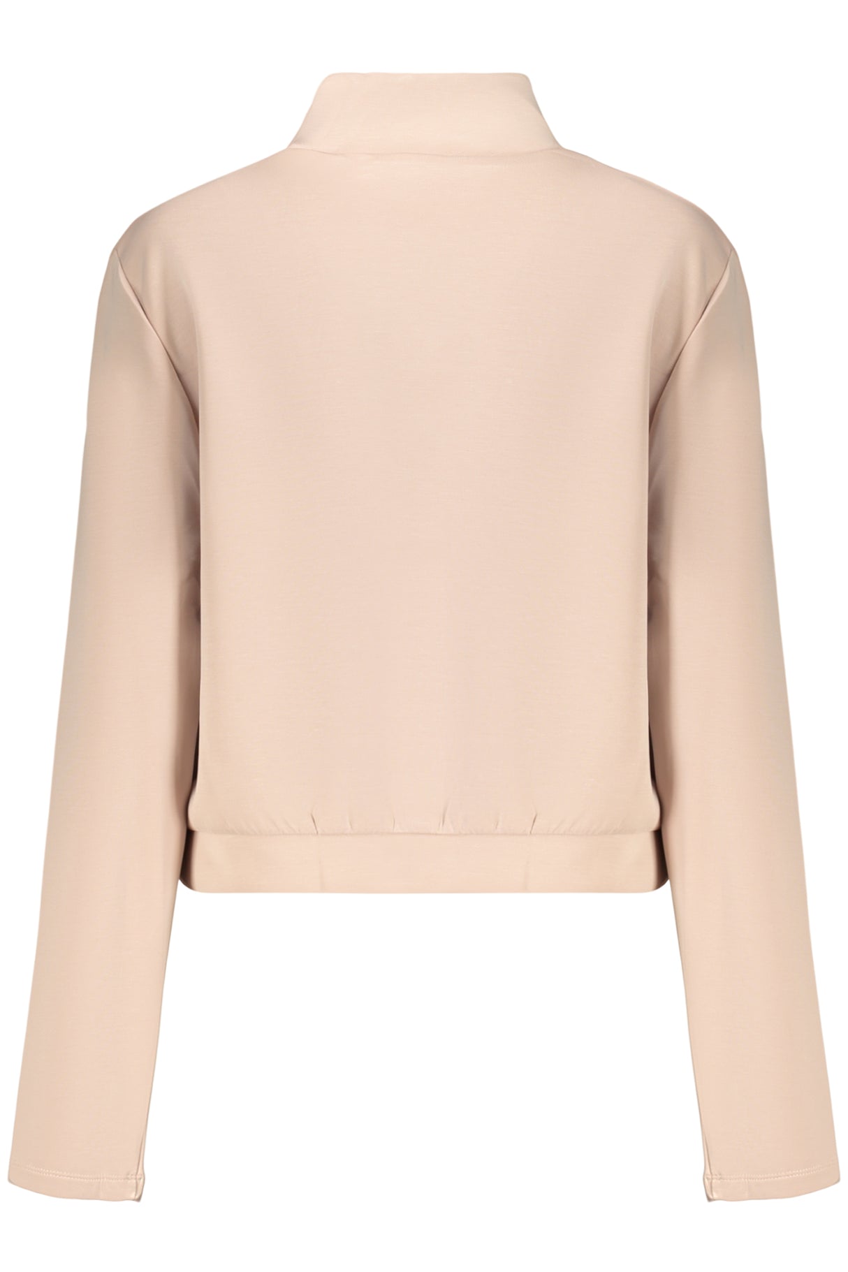 GUESS JEANS WOMEN'S PINK ZIP-UP SWEATSHIRT