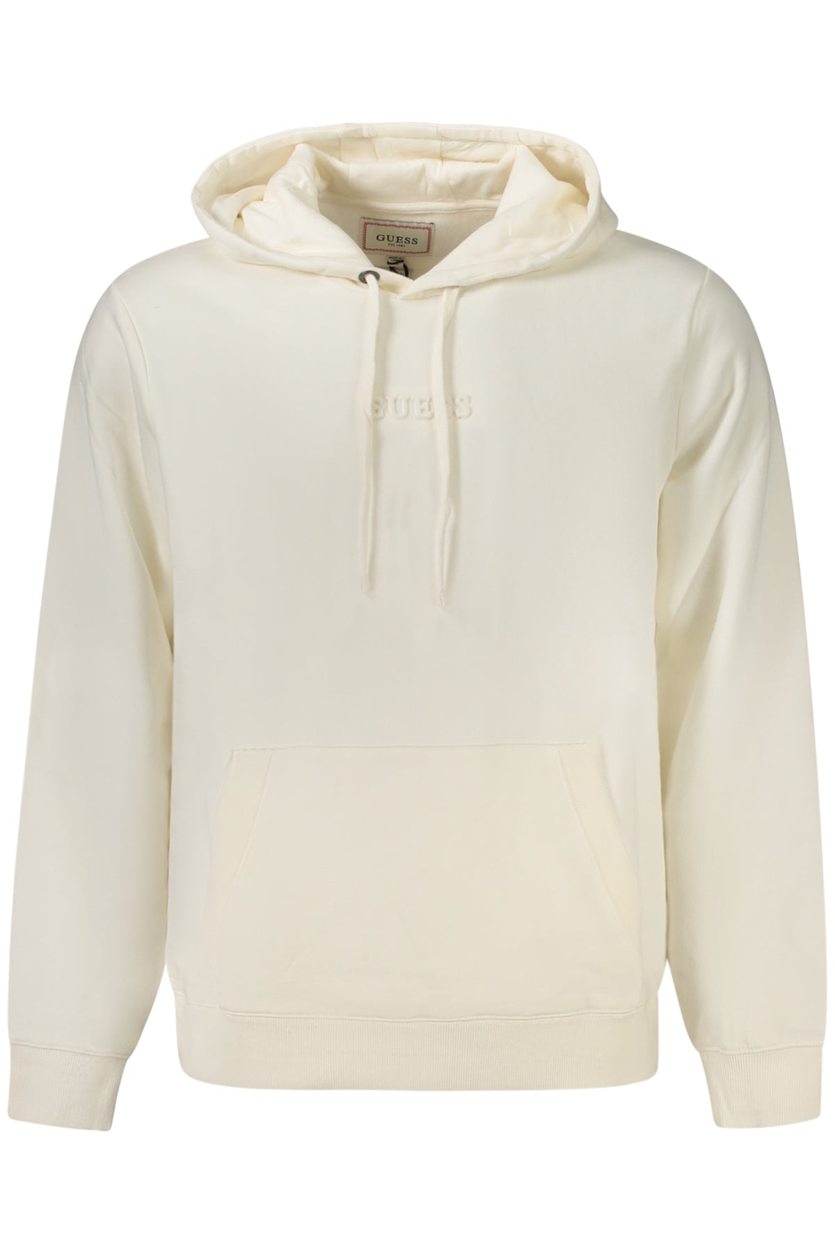 GUESS JEANS SWEATSHIRT WITHOUT ZIP MEN WHITE