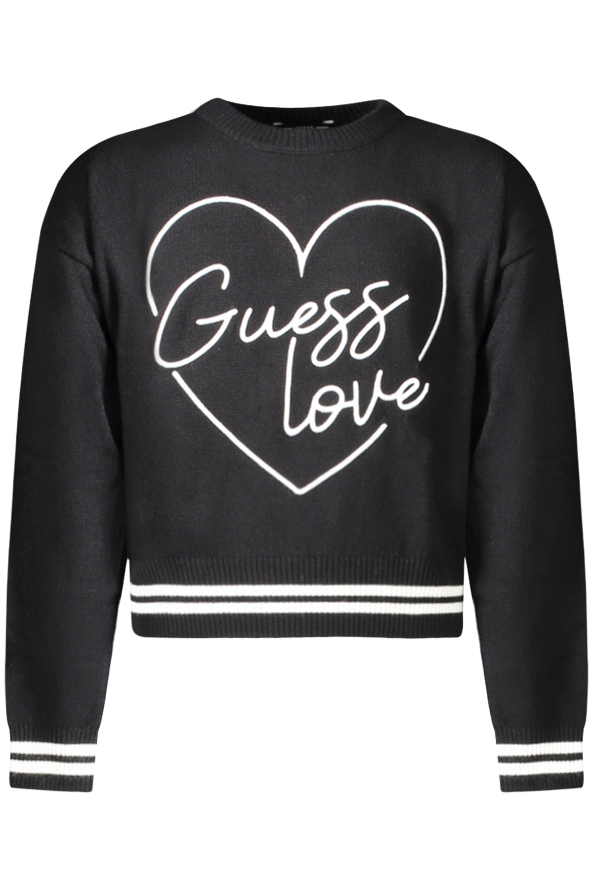 GUESS JEANS BLACK SWEATER FOR GIRLS