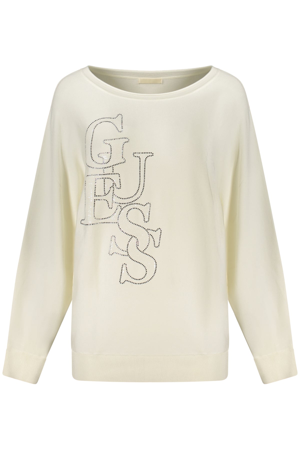 GUESS JEANS WOMEN'S WHITE SWEATER