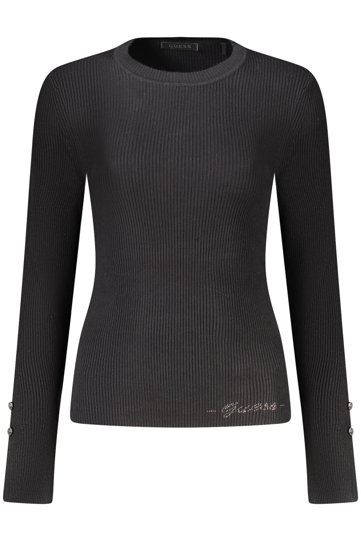 GUESS JEANS WOMEN'S BLACK SWEATER