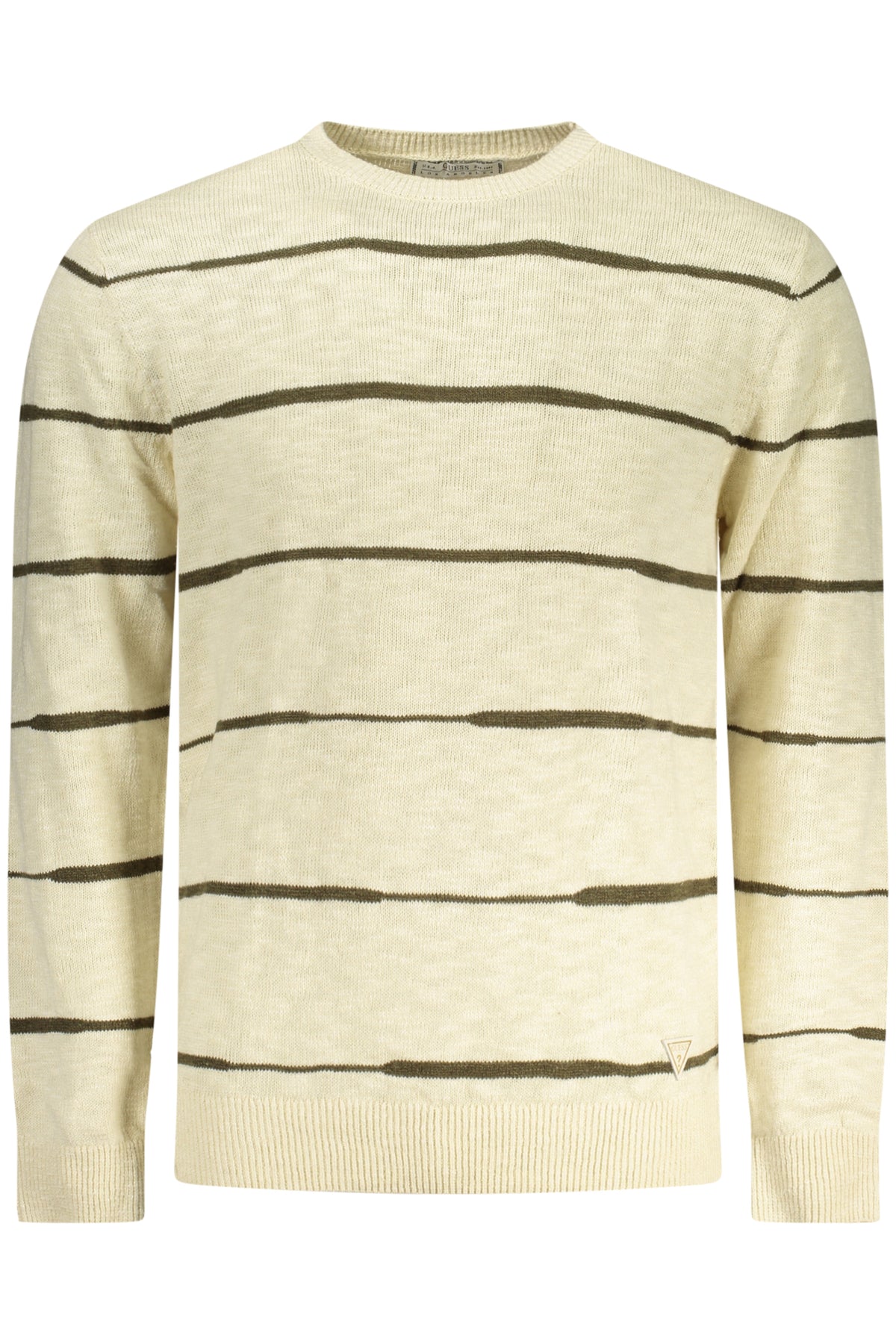 GUESS JEANS MEN'S BEIGE SWEATER