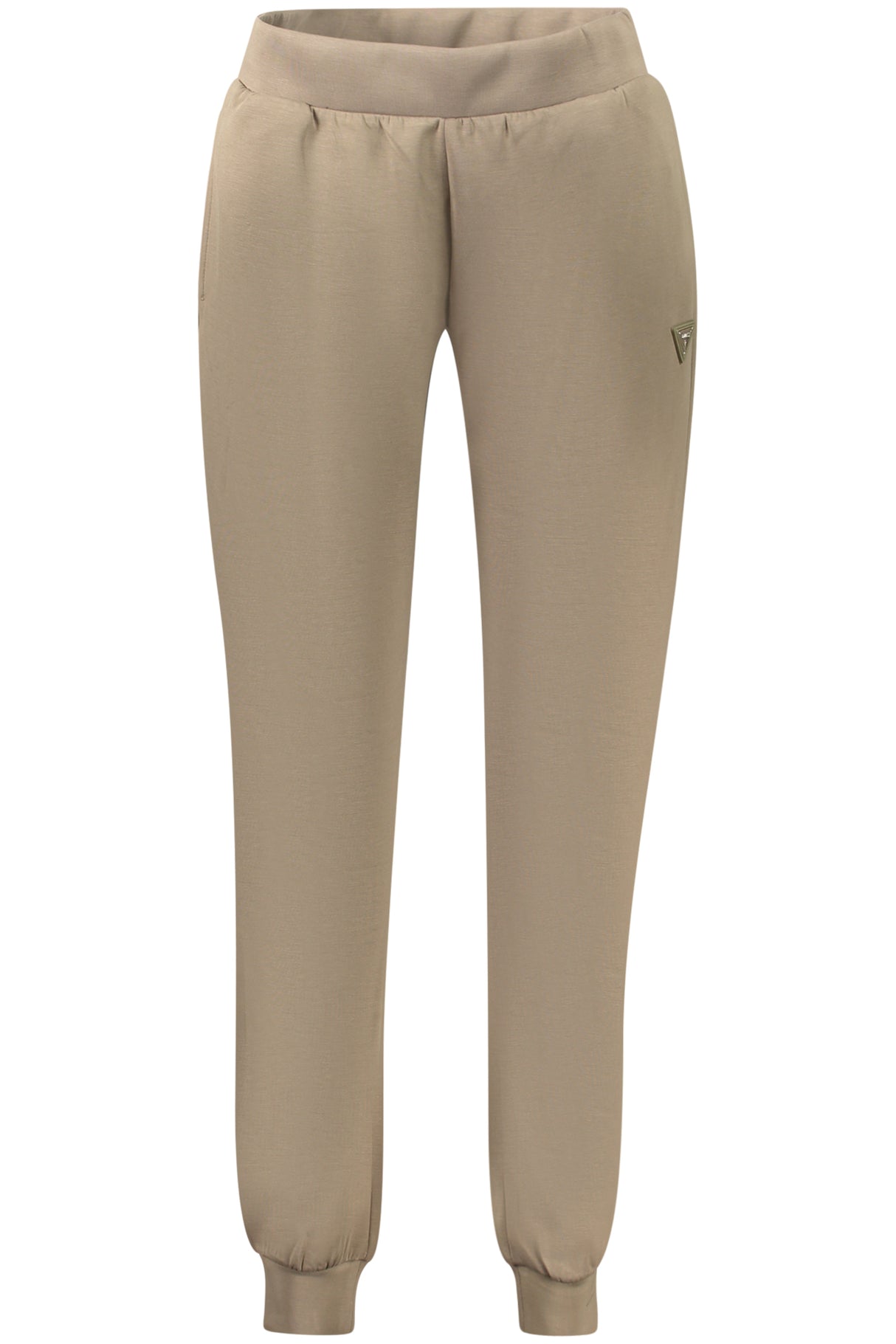 GUESS JEANS WOMEN'S GREEN TROUSERS