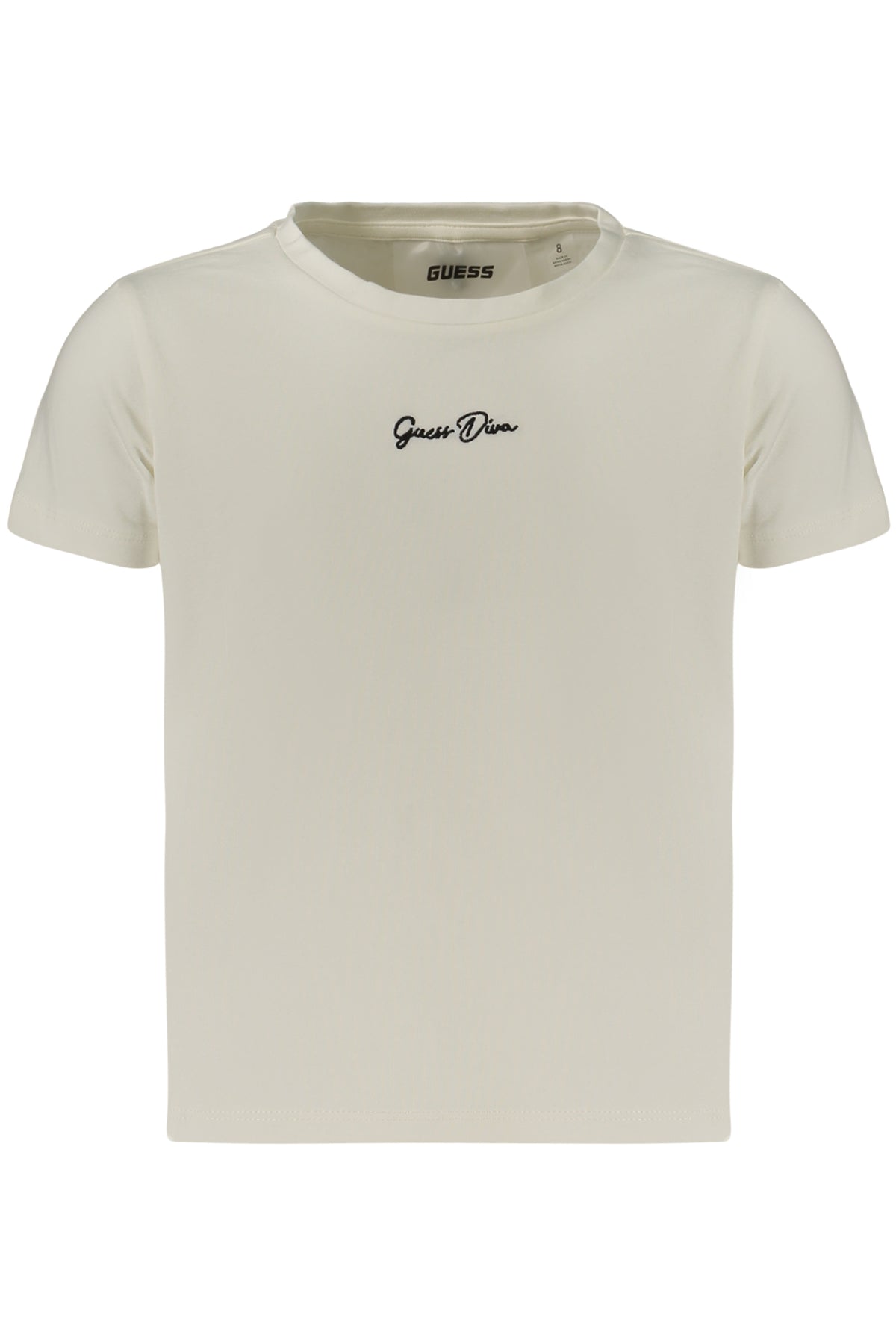 GUESS JEANS SHORT-SLEEVED T-SHIRT FOR GIRLS, WHITE
