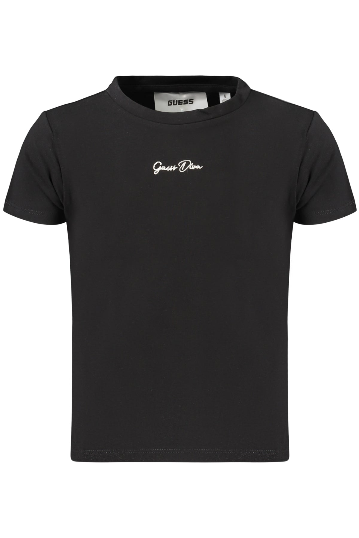 GUESS JEANS SHORT-SLEEVED T-SHIRT FOR GIRLS, BLACK