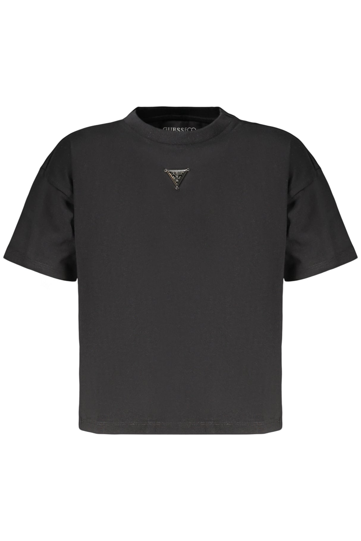 GUESS JEANS SHORT-SLEEVED T-SHIRT FOR KIDS, BLACK