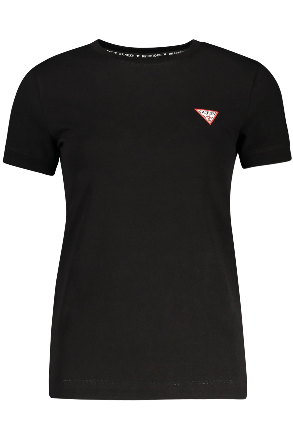 GUESS JEANS SHORT SLEEVE T-SHIRT WOMEN BLACK