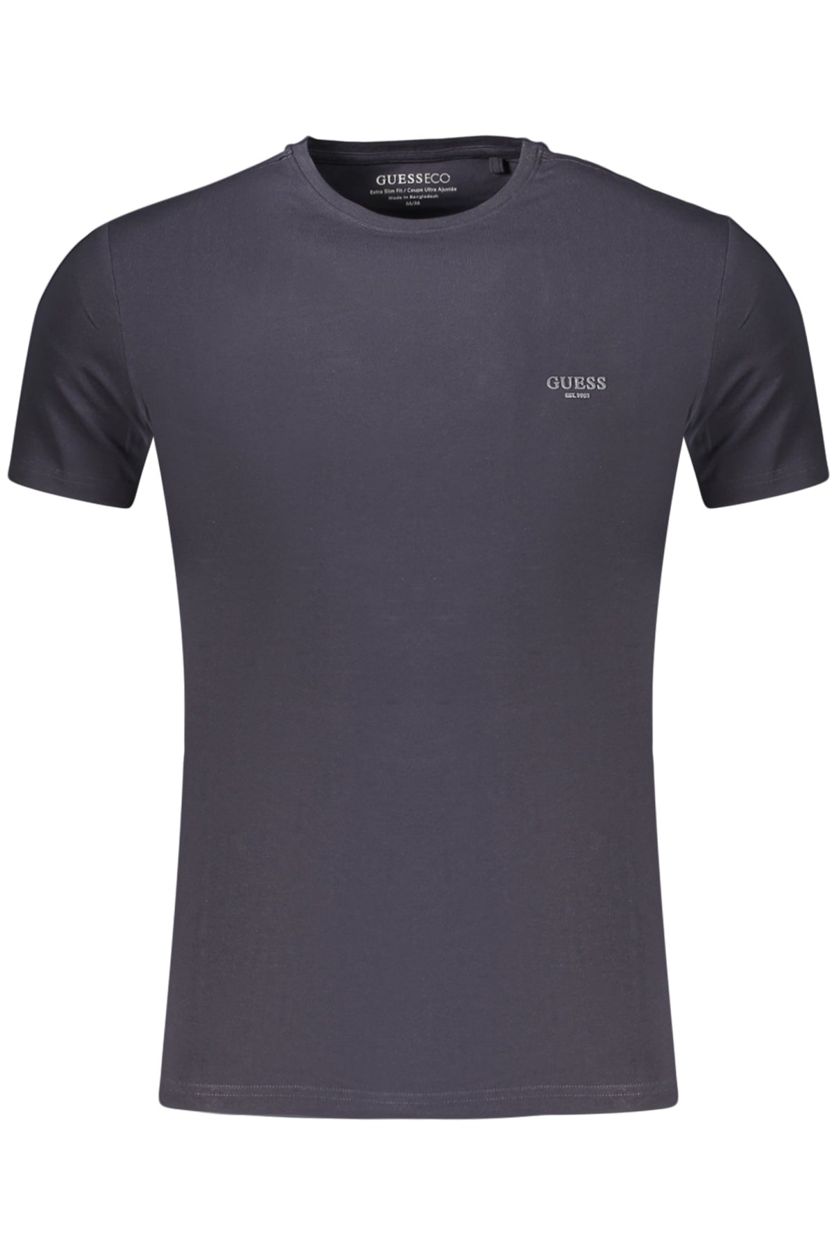 GUESS JEANS MEN'S SHORT-SLEEVED T-SHIRT BLUE
