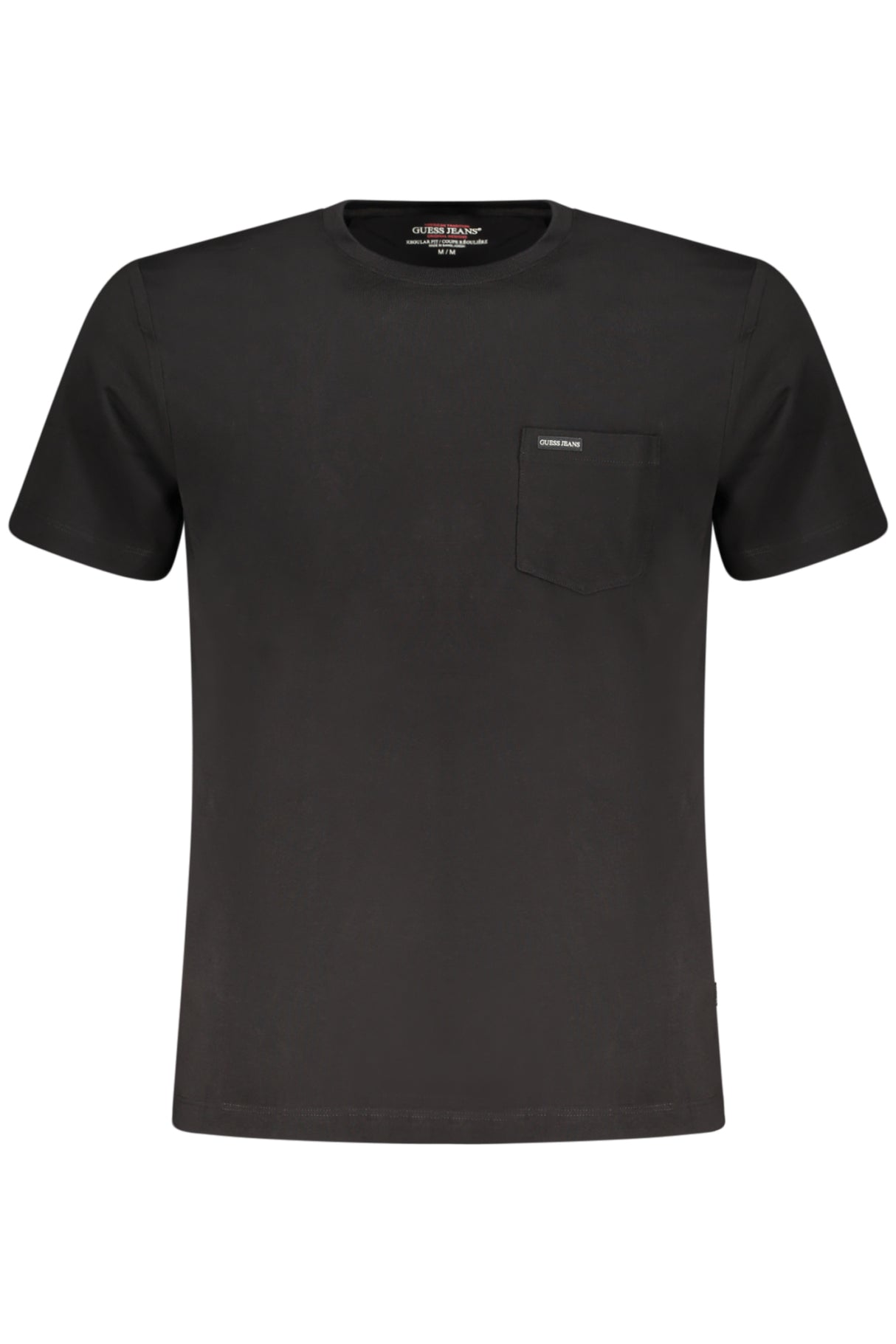 GUESS JEANS MEN'S SHORT-SLEEVED T-SHIRT BLACK