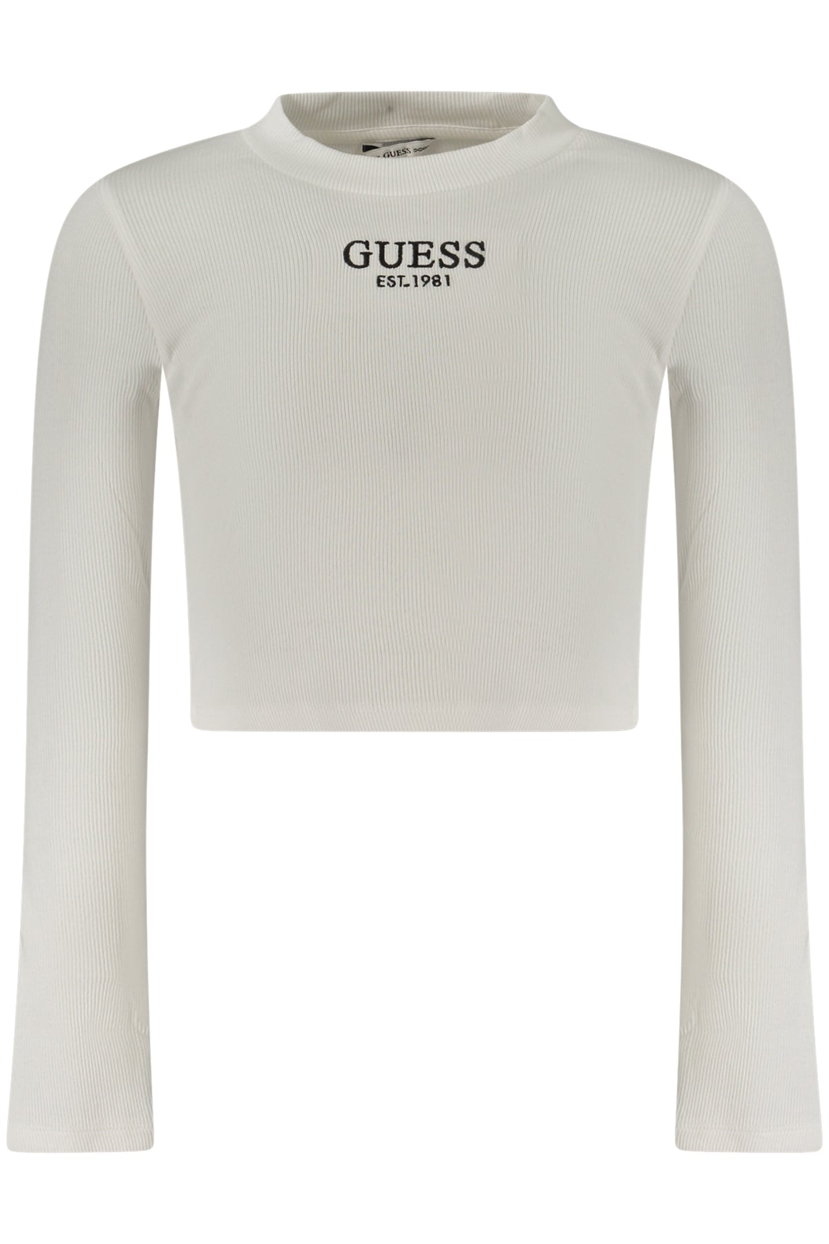 GUESS JEANS LONG-SLEEVED T-SHIRT FOR GIRLS, WHITE