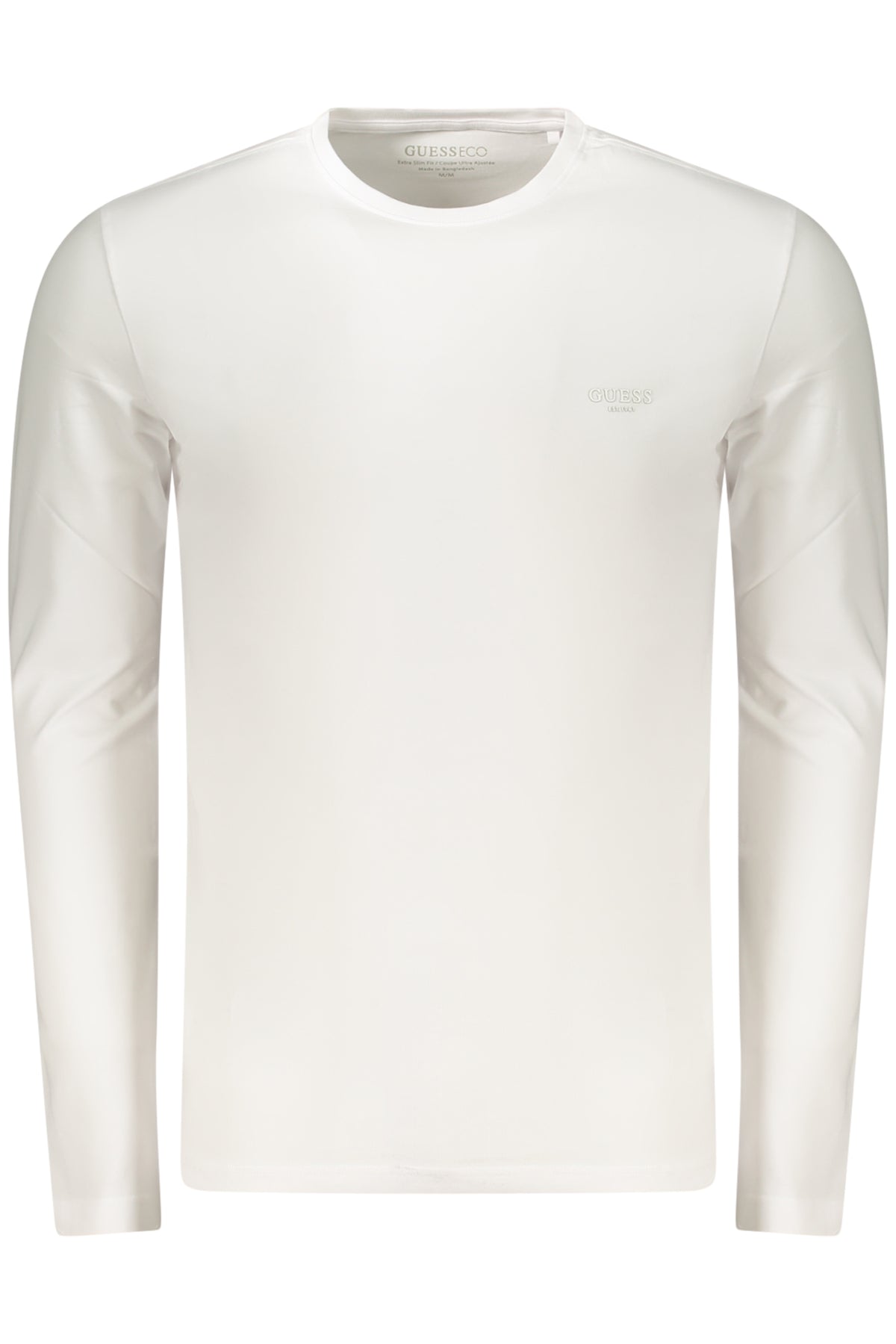 GUESS JEANS MEN'S LONG-SLEEVED T-SHIRT WHITE