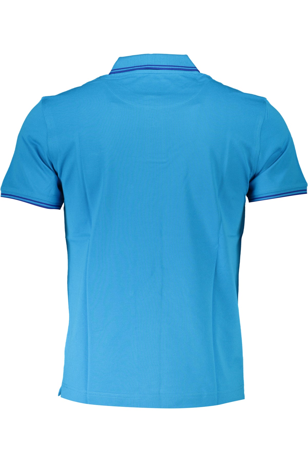 HARMONT & BLAINE MEN'S BLUE SHORT SLEEVED POLO SHIRT