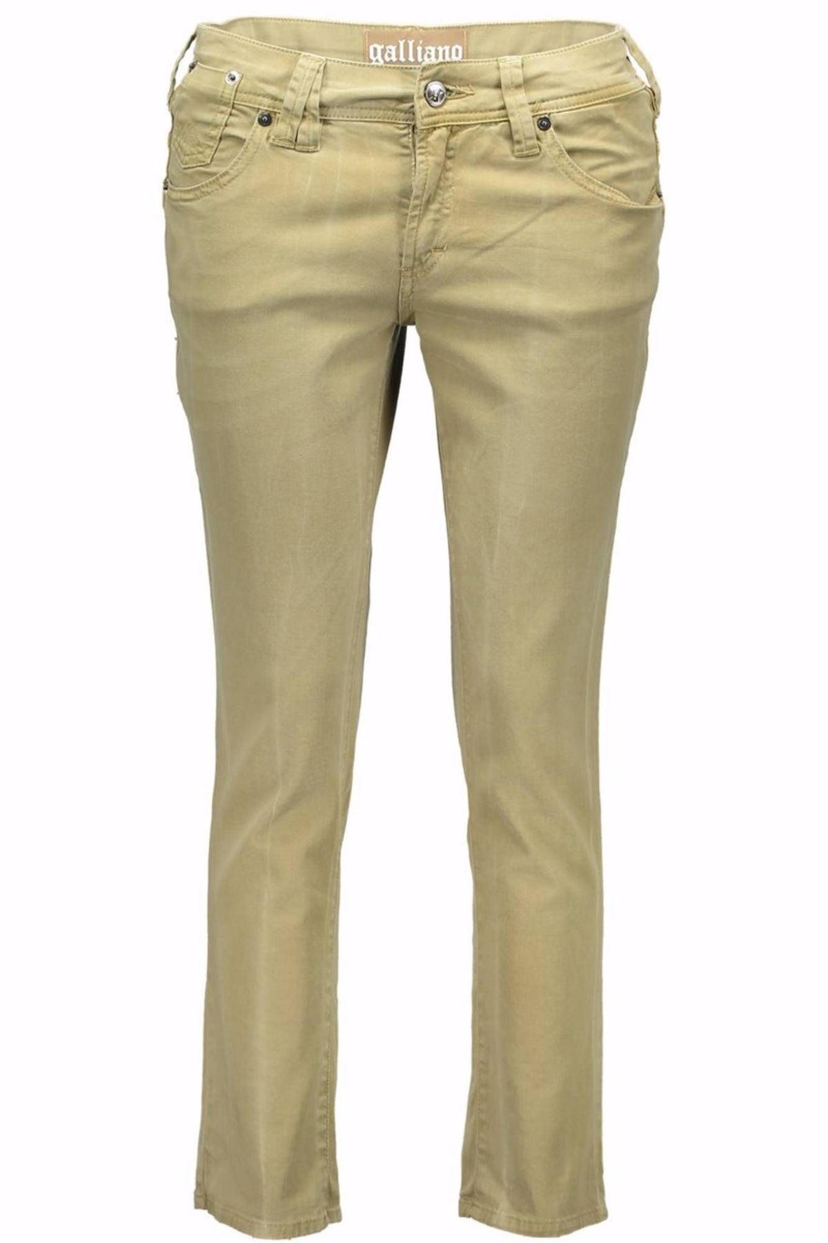 JOHN GALLIANO WOMEN'S GREEN PINOCCHIETTO PANTS