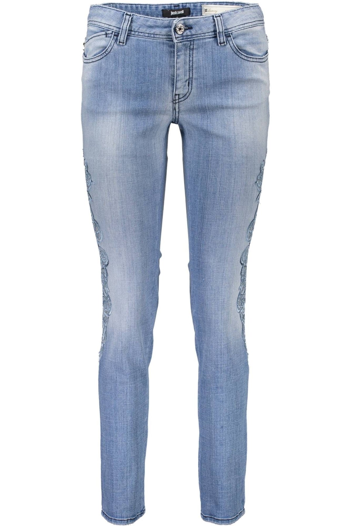 JUST CAVALLI JEANS DENIM WOMAN LIGHT BLUE