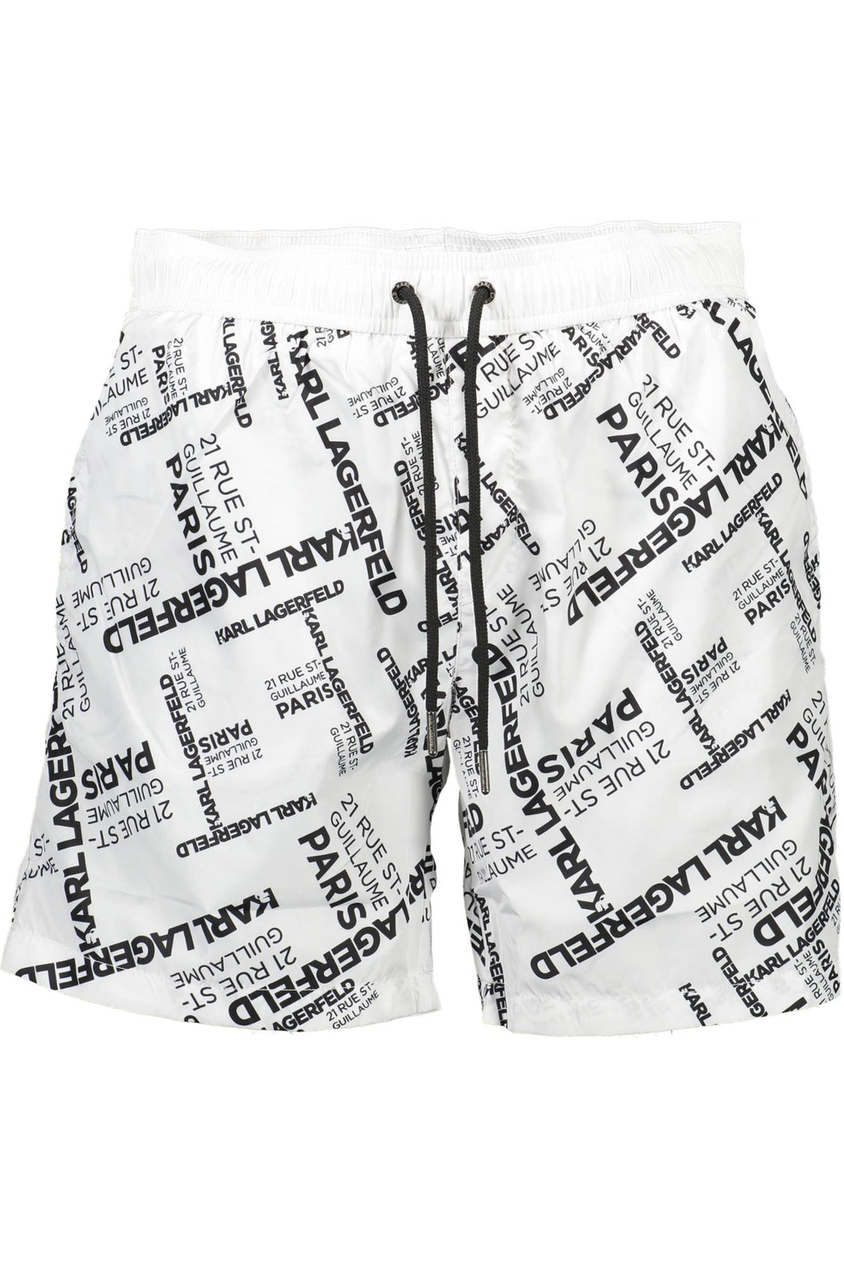 KARL LAGERFELD BEACHWEAR SWIMSUIT BOTTOM MEN WHITE