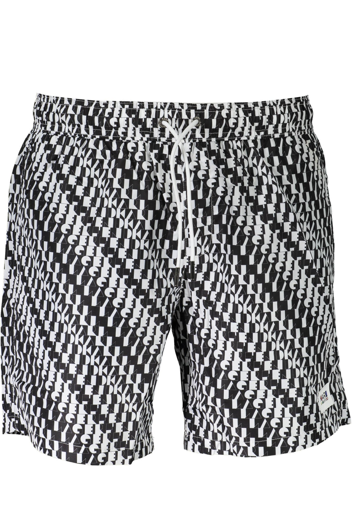 KARL LAGERFELD BEACHWEAR SWIMSUIT BOTTOM MEN WHITE