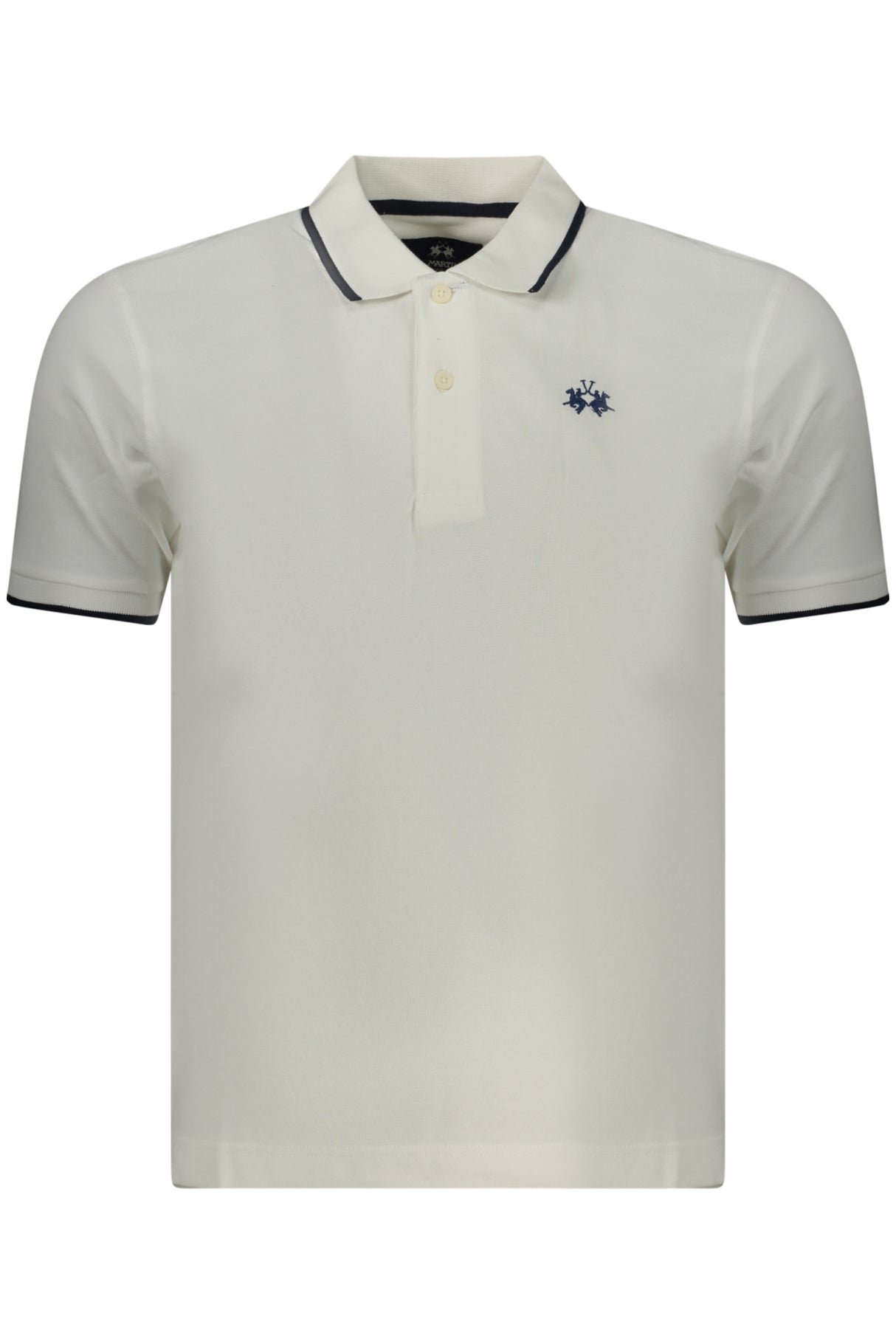 LA MARTINA MEN'S SHORT-SLEEVE POLO SHIRT WHITE