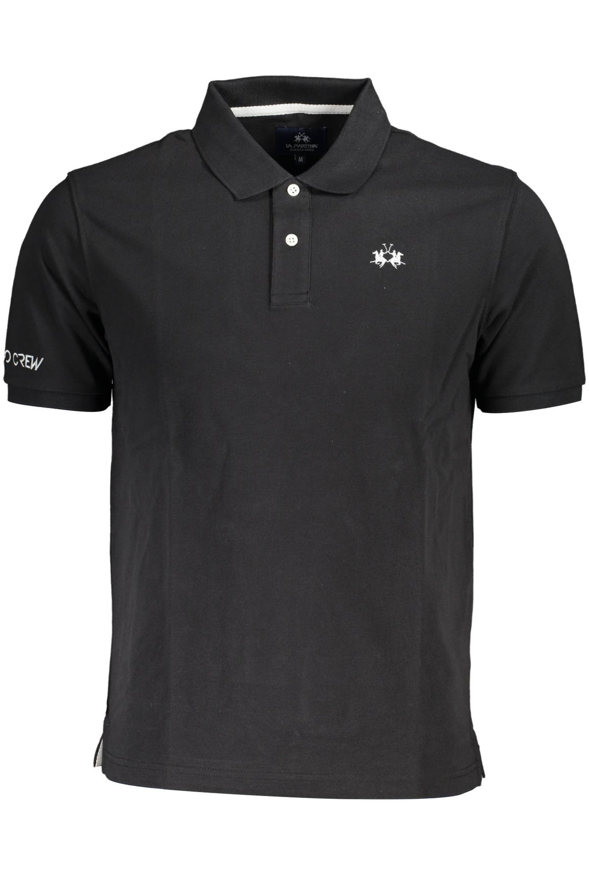 LA MARTINA MEN'S SHORT SLEEVE POLO BLACK