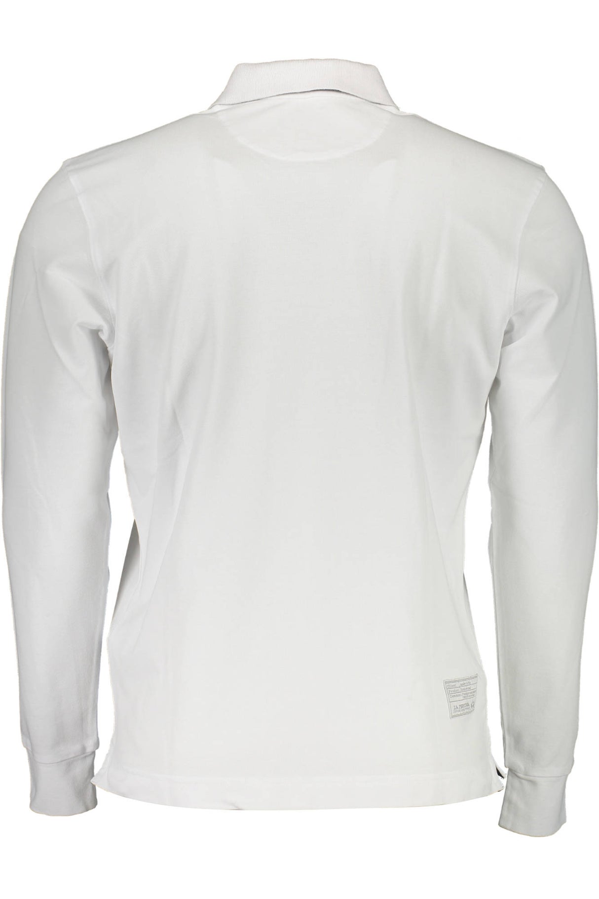 LA MARTINA MEN'S WHITE LONG SLEEVE POLO SHIRT