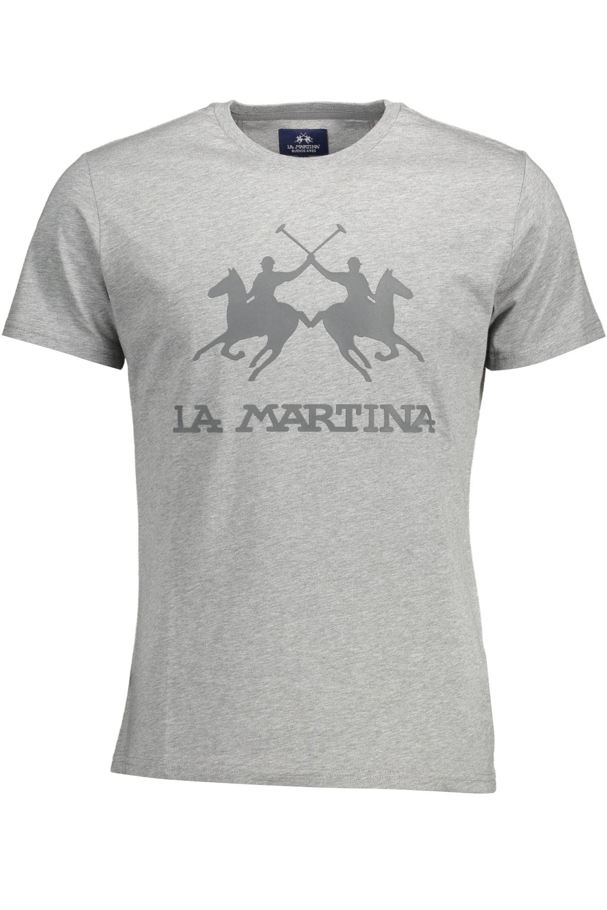 LA MARTINA SHORT SLEEVE T-SHIRT MEN GREY