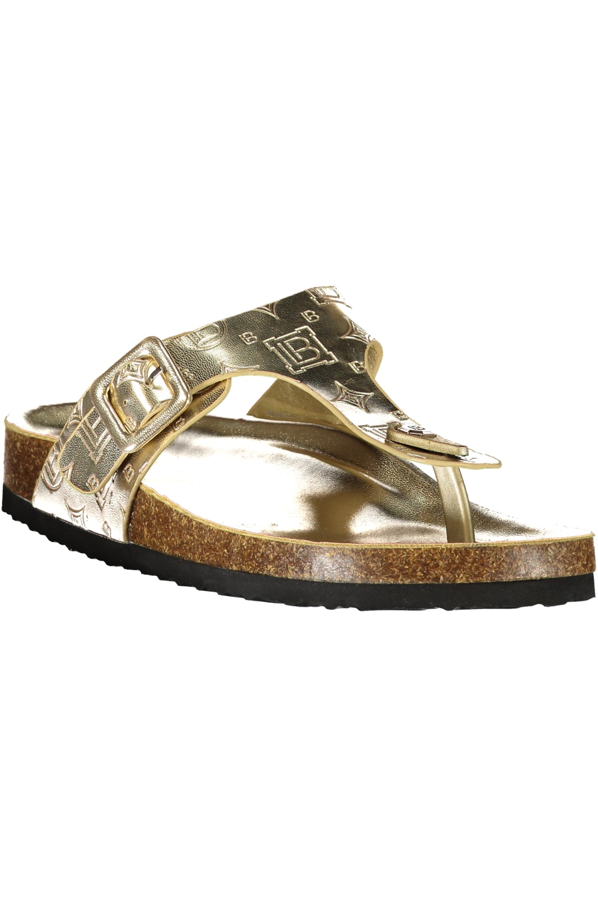 LAURA BIAGIOTTI WOMEN'S GOLD SLIPPER FOOTWEAR