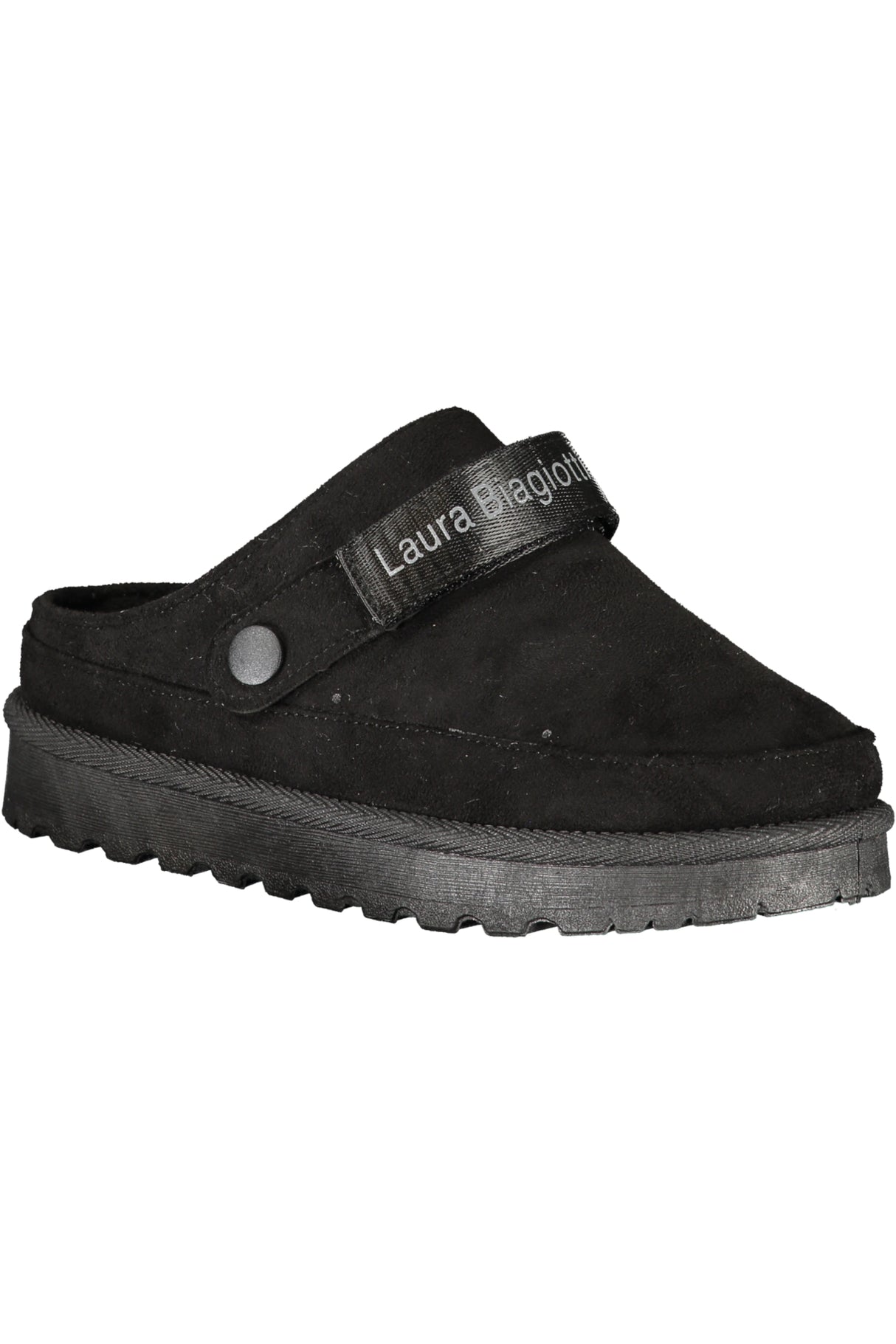 LAURA BIAGIOTTI WOMEN'S BLACK WINTER CLOG FOOTWEAR