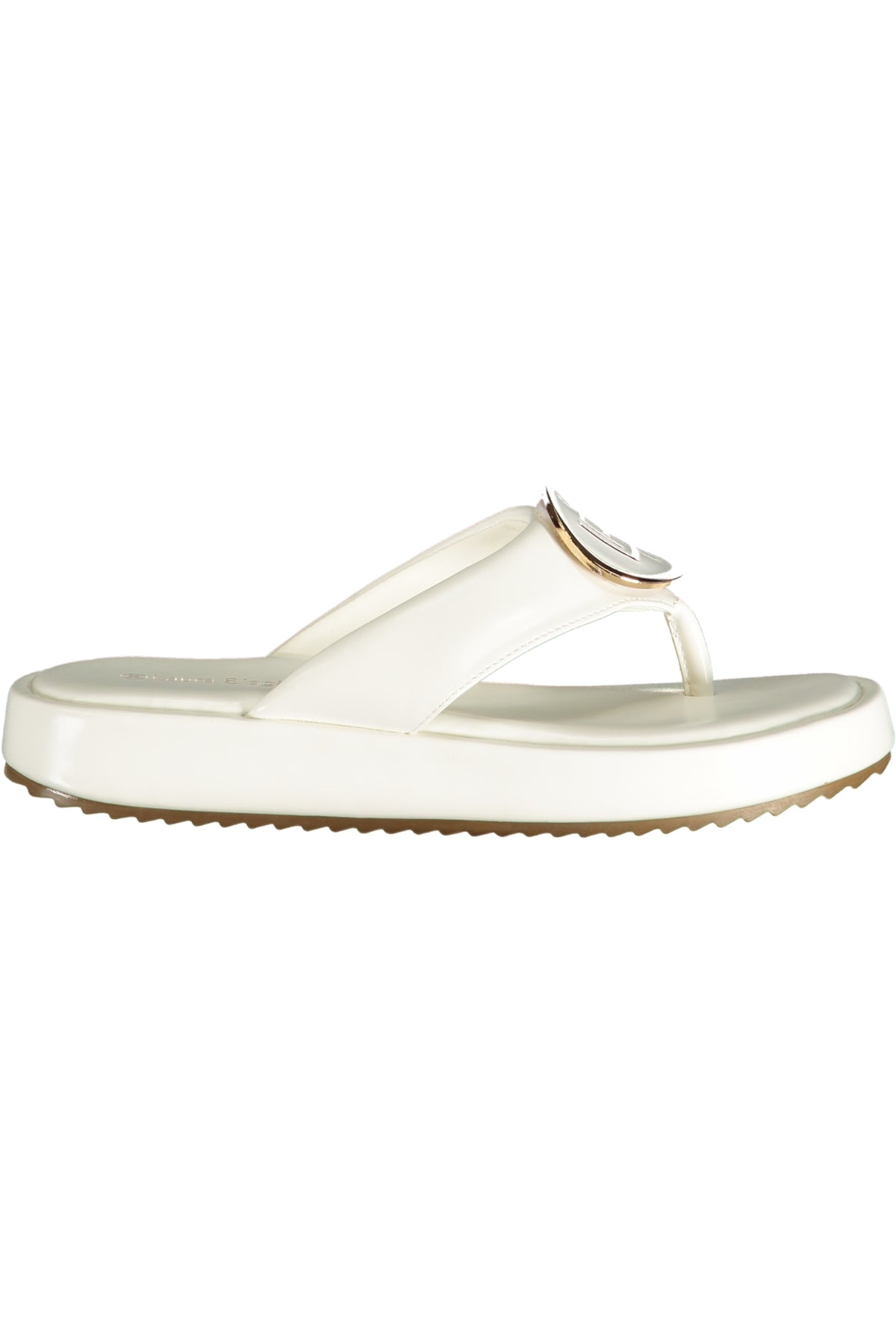 LAURA BIAGIOTTI WOMEN'S WHITE SANDALS