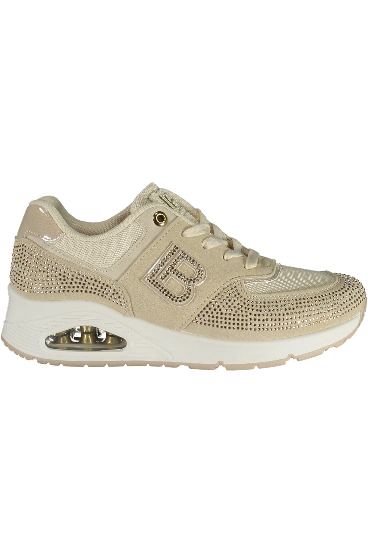 LAURA BIAGIOTTI WOMEN'S BEIGE SPORTS SHOES