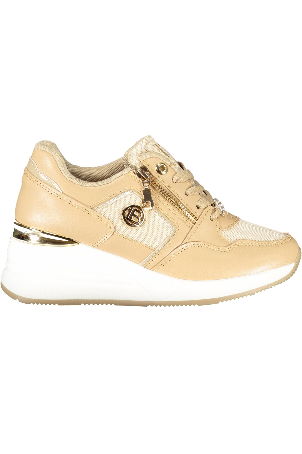 LAURA BIAGIOTTI WOMEN'S BEIGE SPORTS SHOES