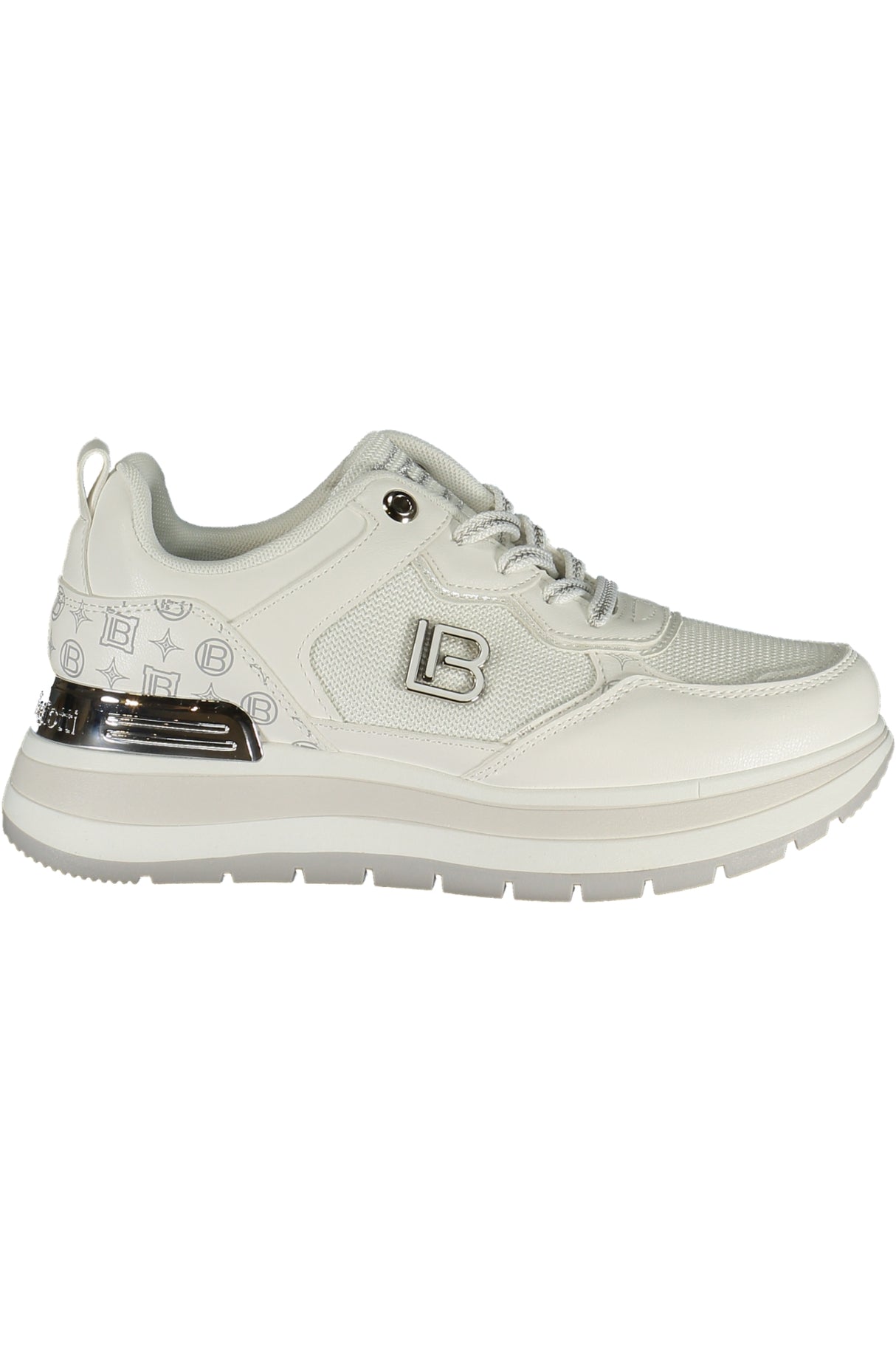 LAURA BIAGIOTTI WOMEN'S WHITE SPORTS SHOES