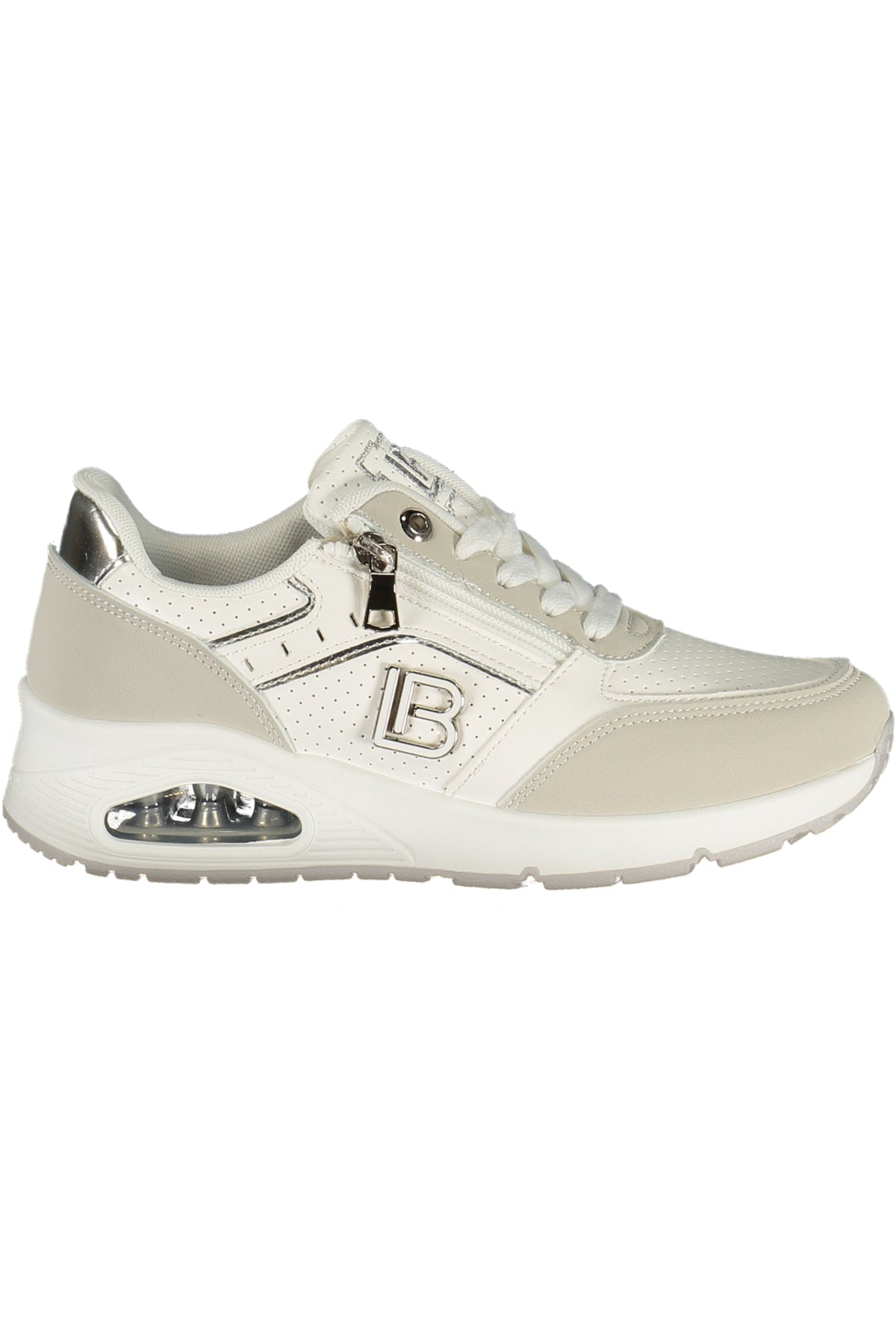 LAURA BIAGIOTTI WOMEN'S WHITE SPORTS SHOES
